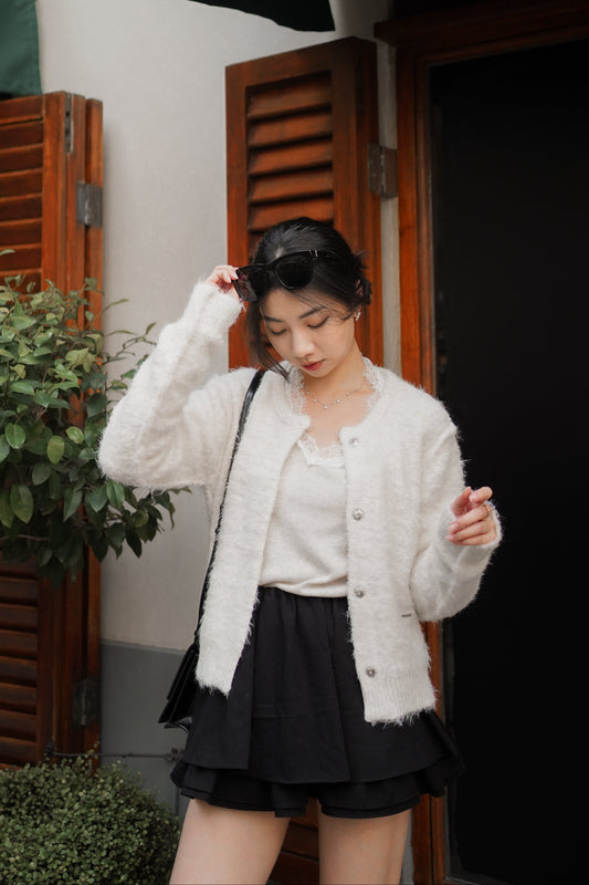 𝙎𝙖𝙡𝙚 Soft Light Wool Knit Cardigan