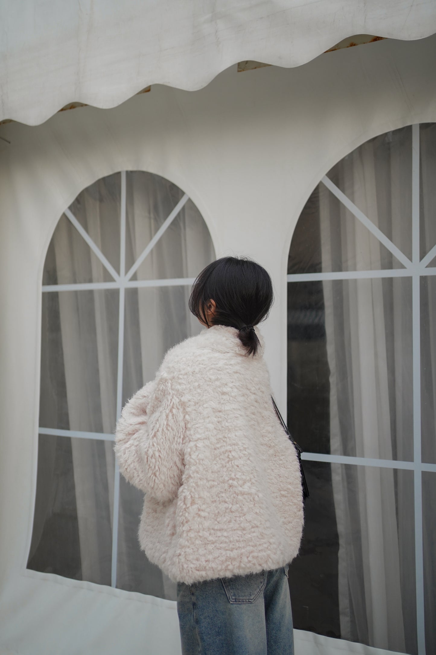 Soft Crème Teddy Jacket