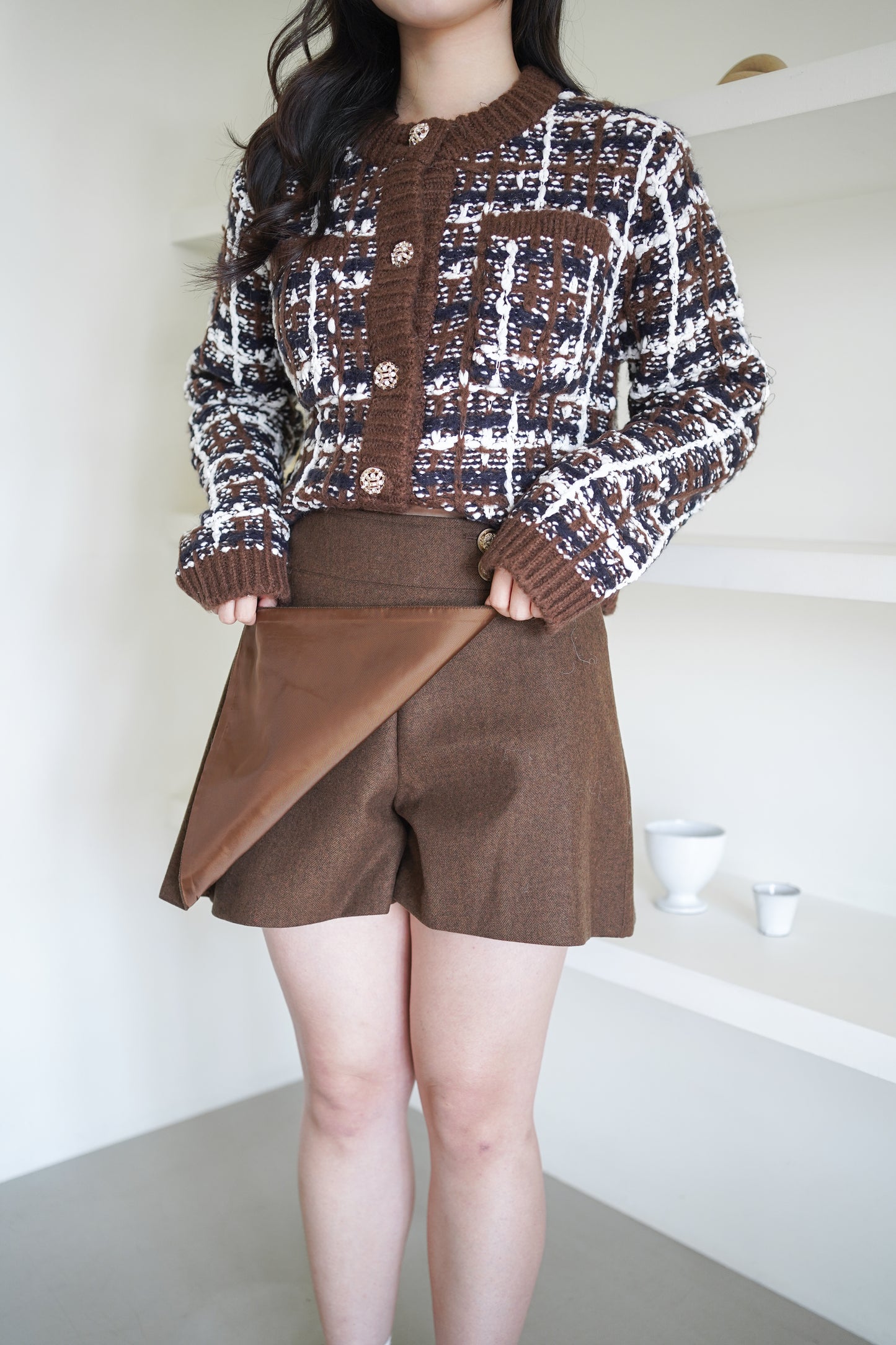 𝐅𝐚𝐥𝐥🍁 Buttoned Skort ✨ 𝘽𝙚𝙨𝙩