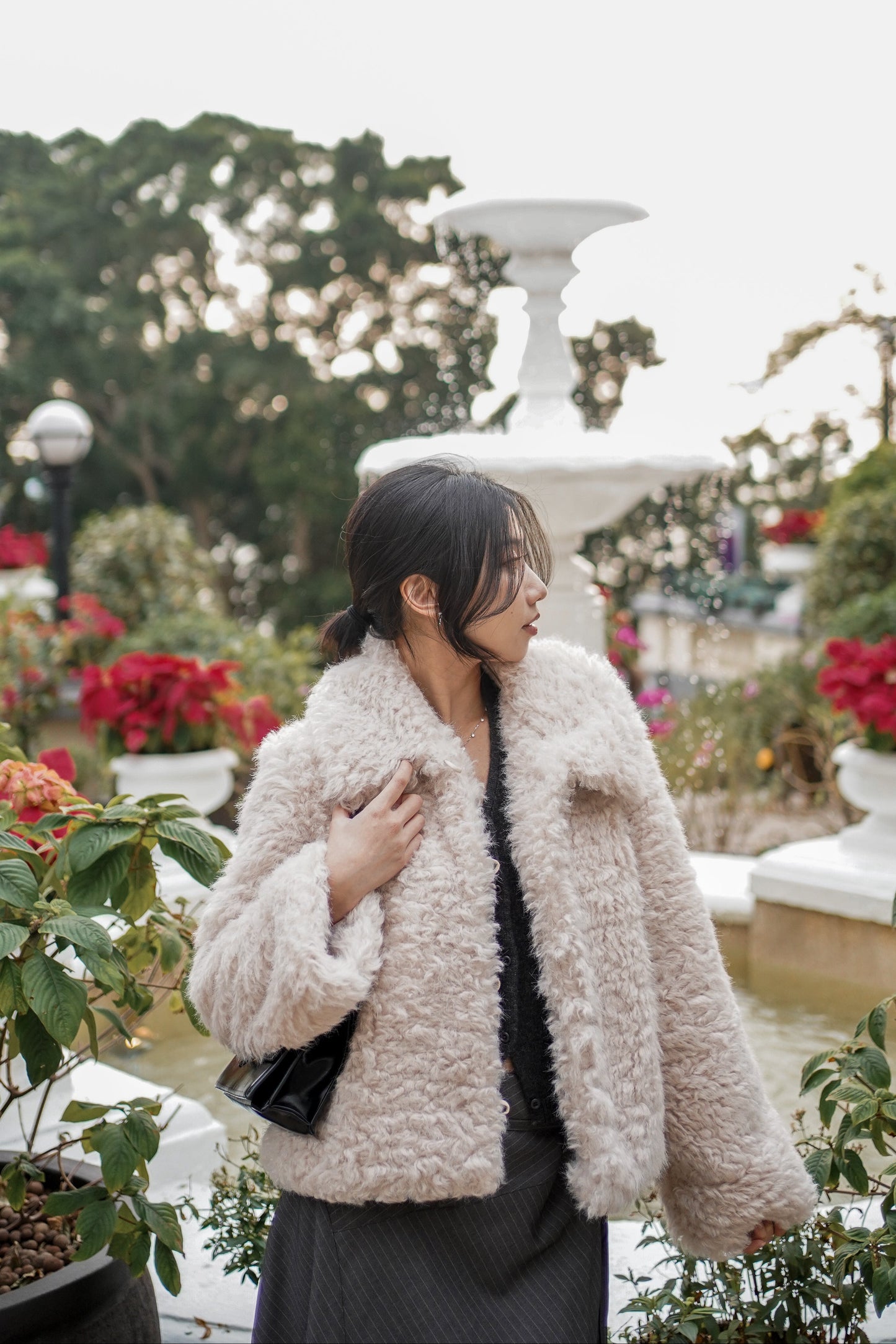 Soft Crème Teddy Jacket