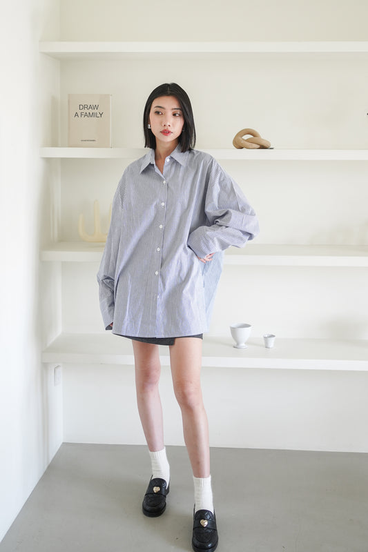 𝙎𝙖𝙡𝙚❣️ Oversize Striped Shirt