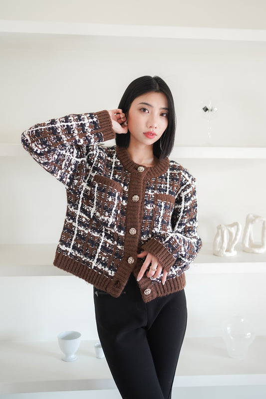 𝐅𝐚𝐥𝐥🍁  Wool Tweed Cardigan