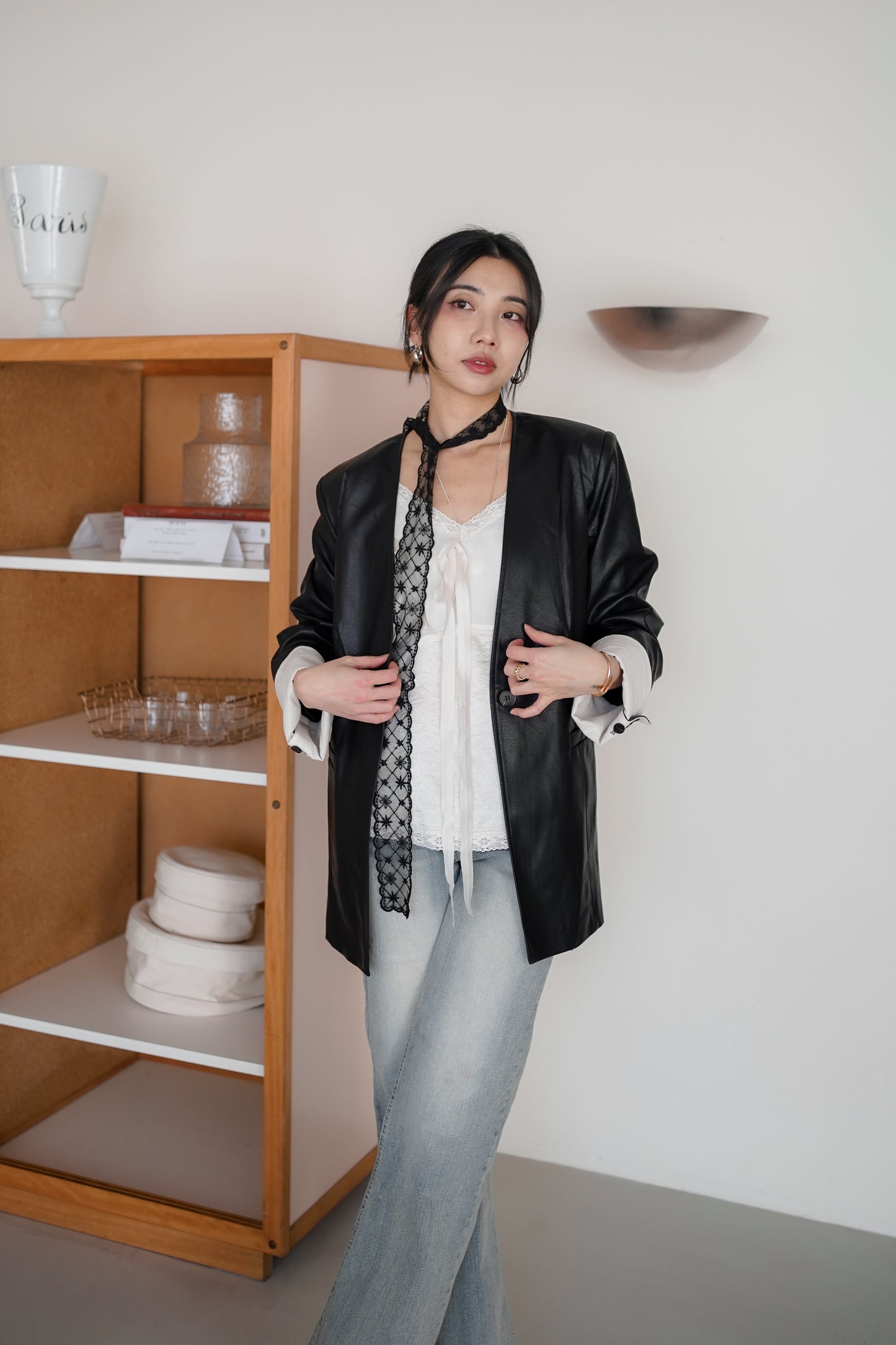𝐌𝐚𝐫🇰🇷 〖高級法式慵懶〗Veil Lace Camisole