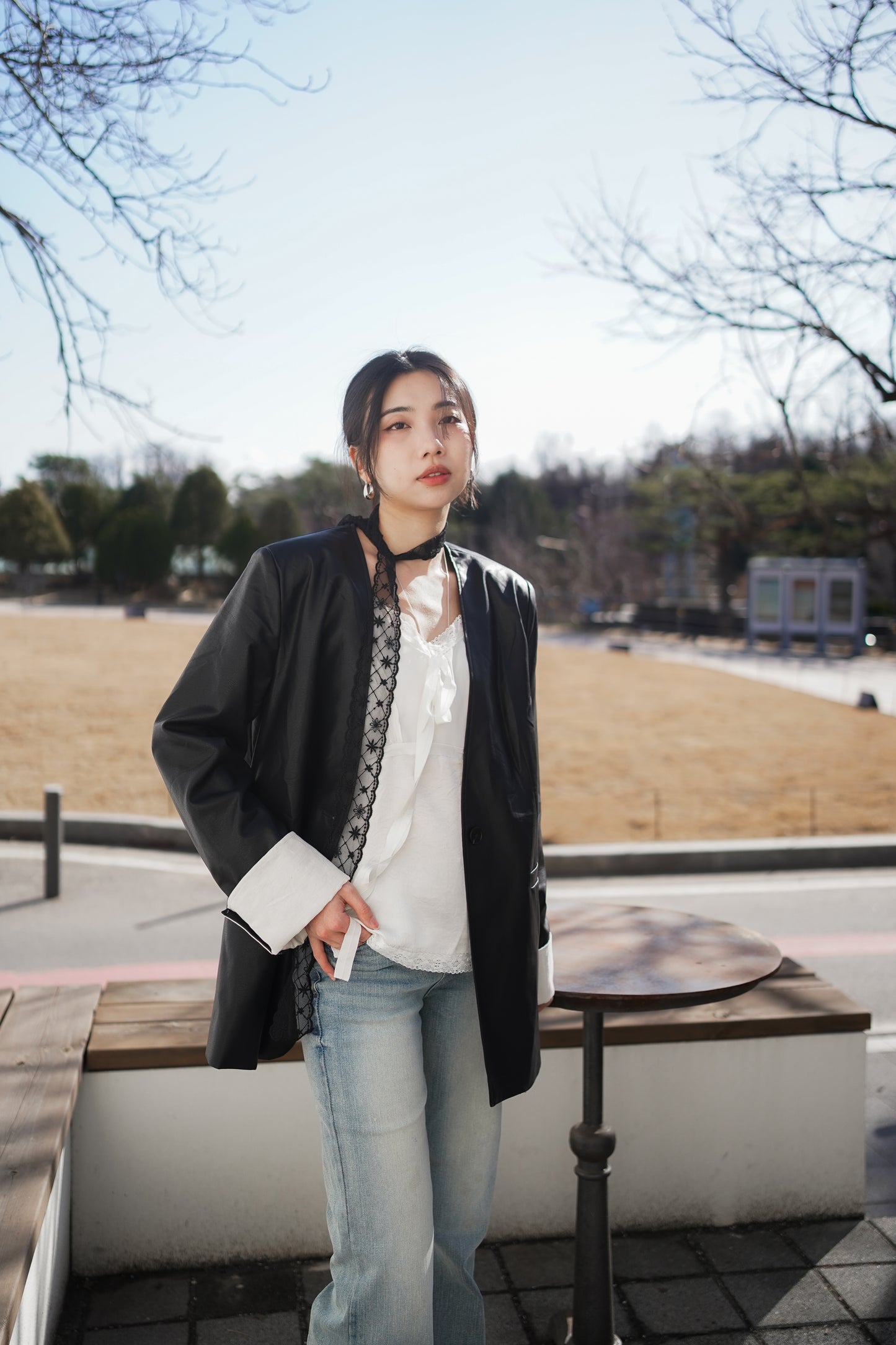 𝐌𝐚𝐫🇰🇷 〖高級法式慵懶〗Veil Lace Camisole