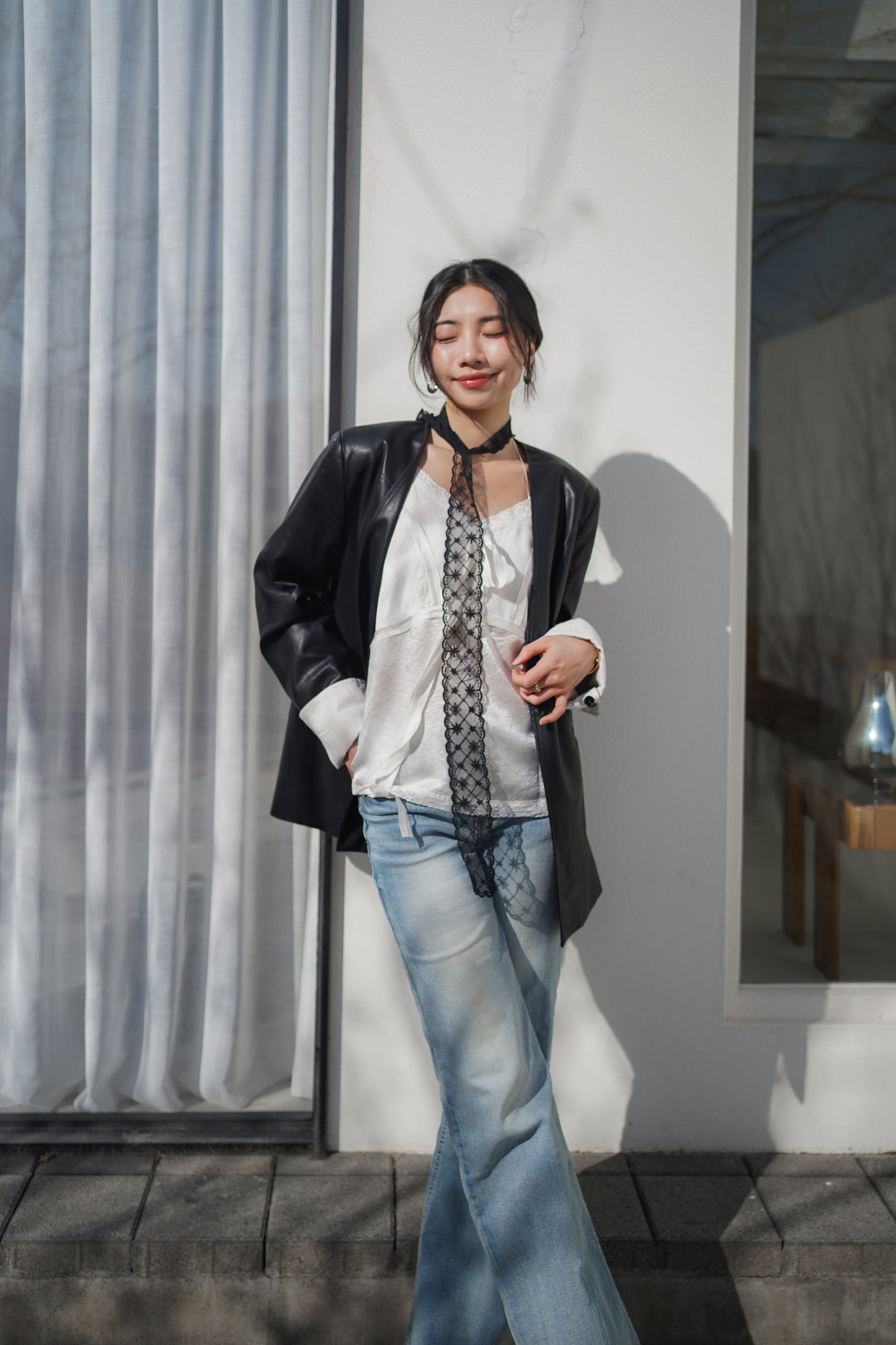 𝐌𝐚𝐫🇰🇷 〖高級法式慵懶〗Veil Lace Camisole