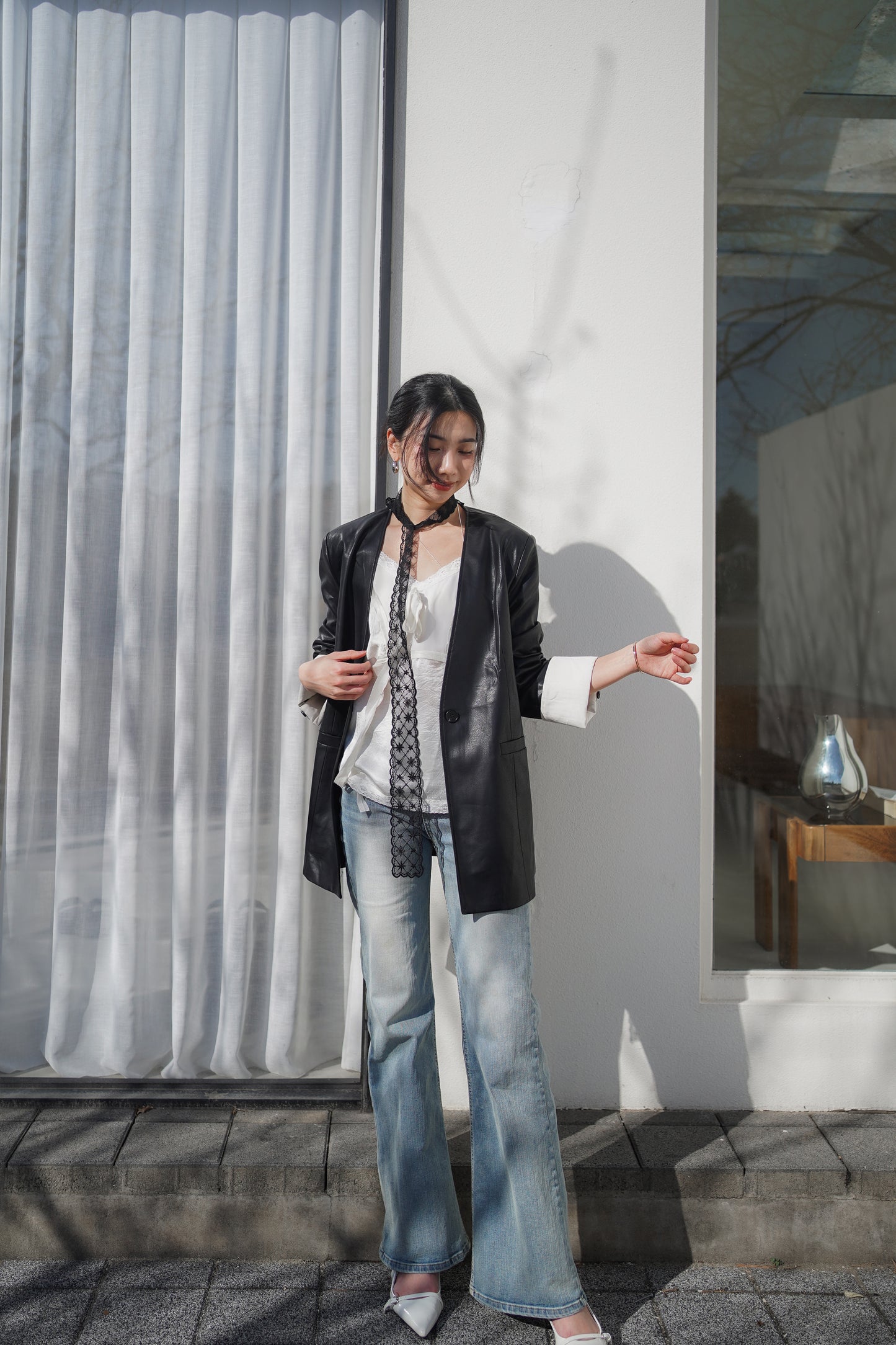 𝐌𝐚𝐫🇰🇷 Slim-cut Flare Denim