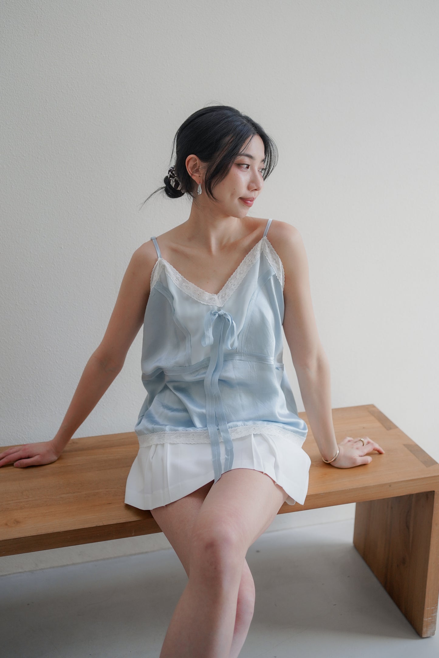 𝐌𝐚𝐫🇰🇷 〖高級法式慵懶〗Veil Lace Camisole