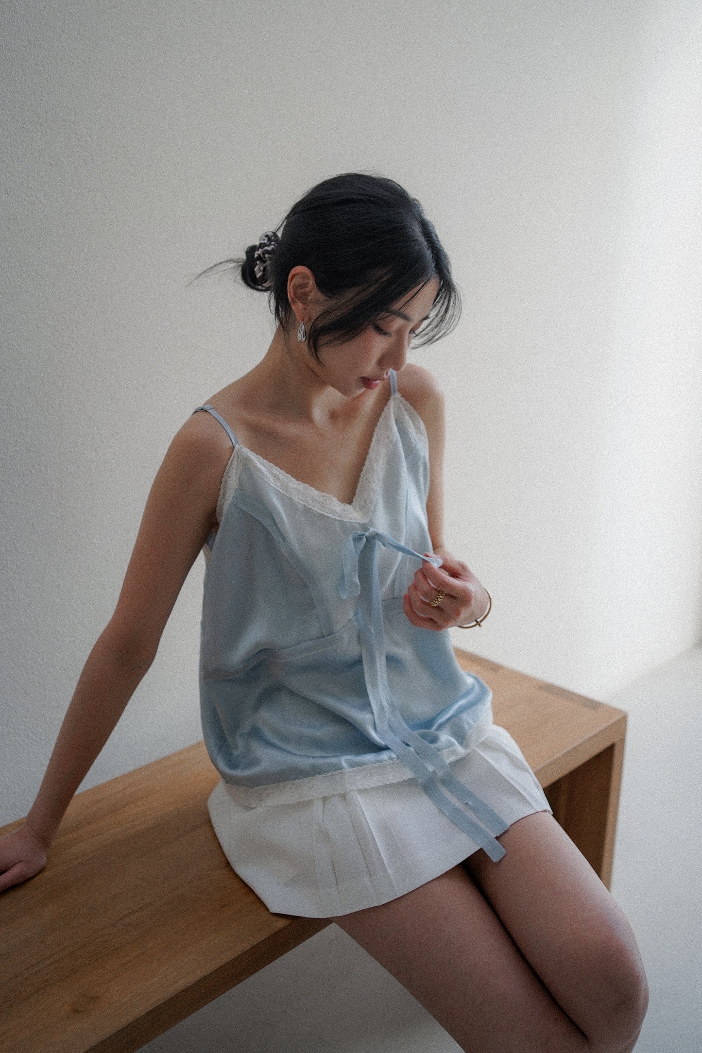 𝐌𝐚𝐫🇰🇷 〖高級法式慵懶〗Veil Lace Camisole