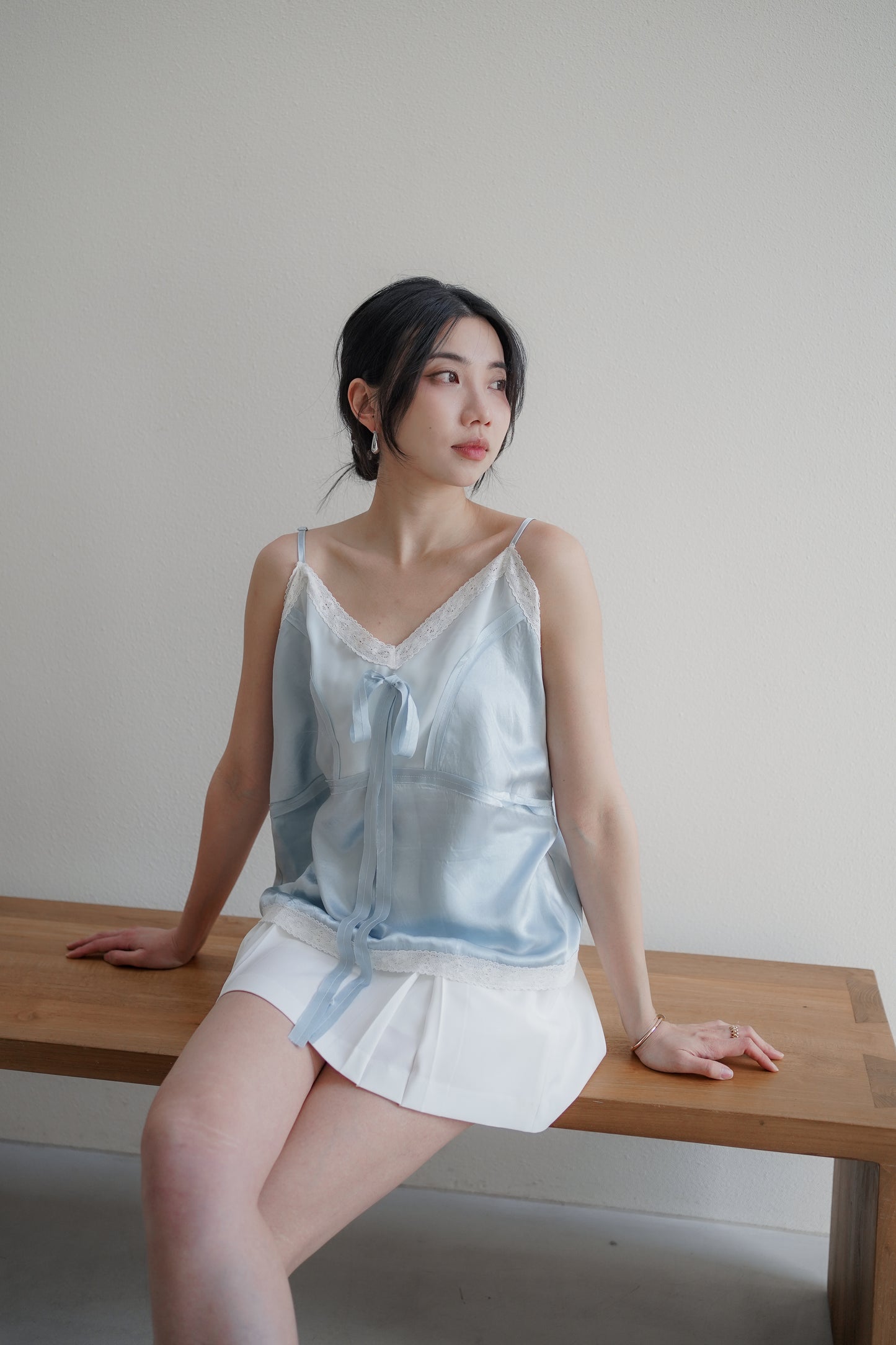 𝐌𝐚𝐫🇰🇷 〖高級法式慵懶〗Veil Lace Camisole