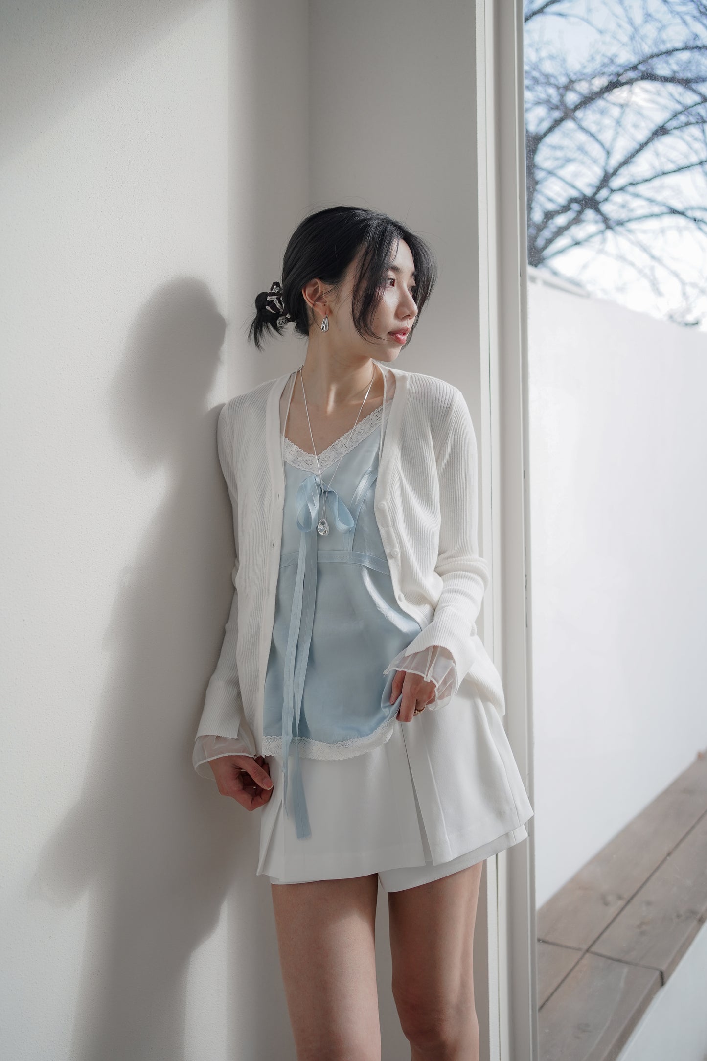 𝐌𝐚𝐫🇰🇷 〖推薦款〗  Sheer Cuff Knit Cardigan