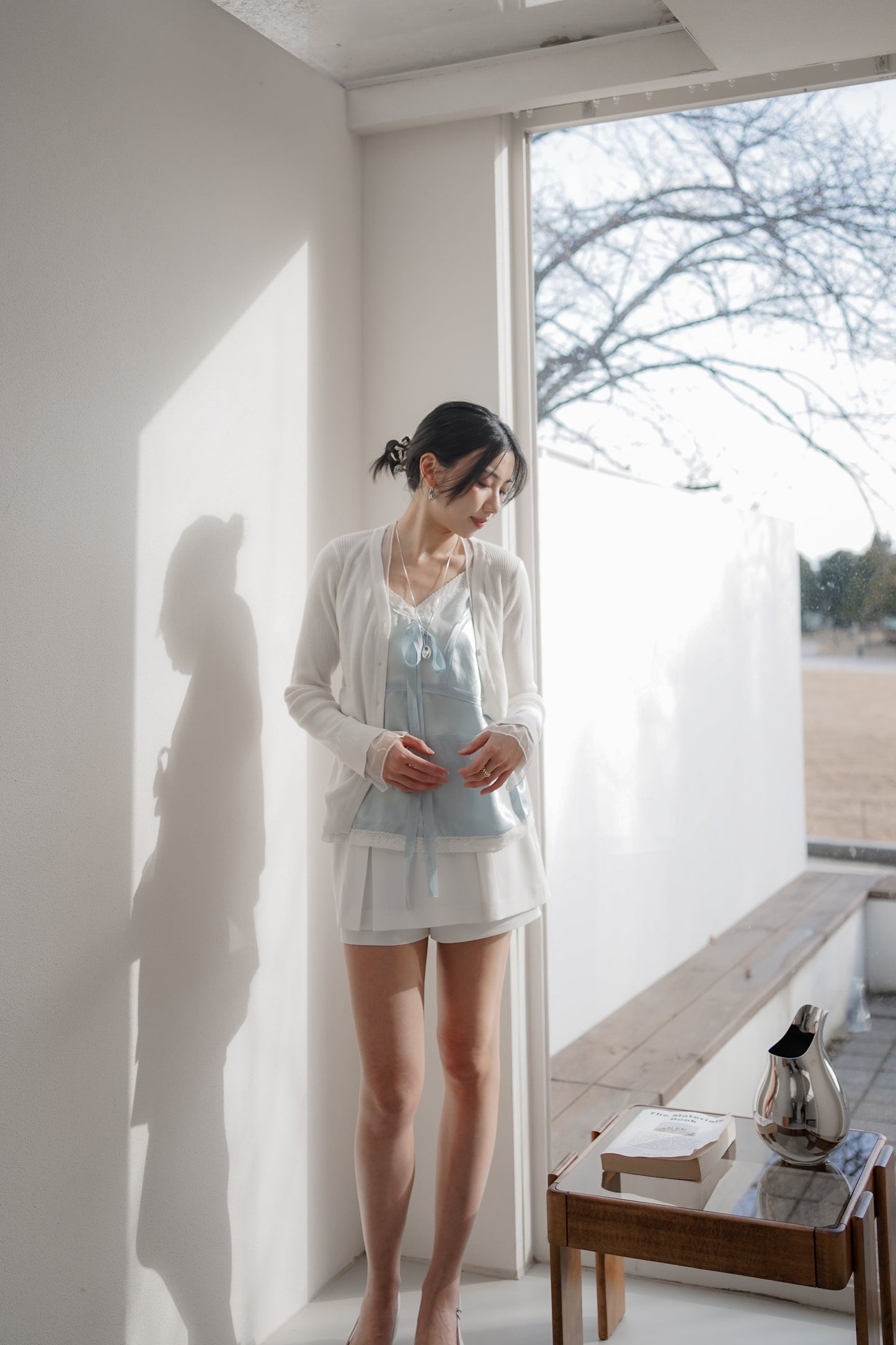 𝐌𝐚𝐫🇰🇷 〖高級法式慵懶〗Veil Lace Camisole