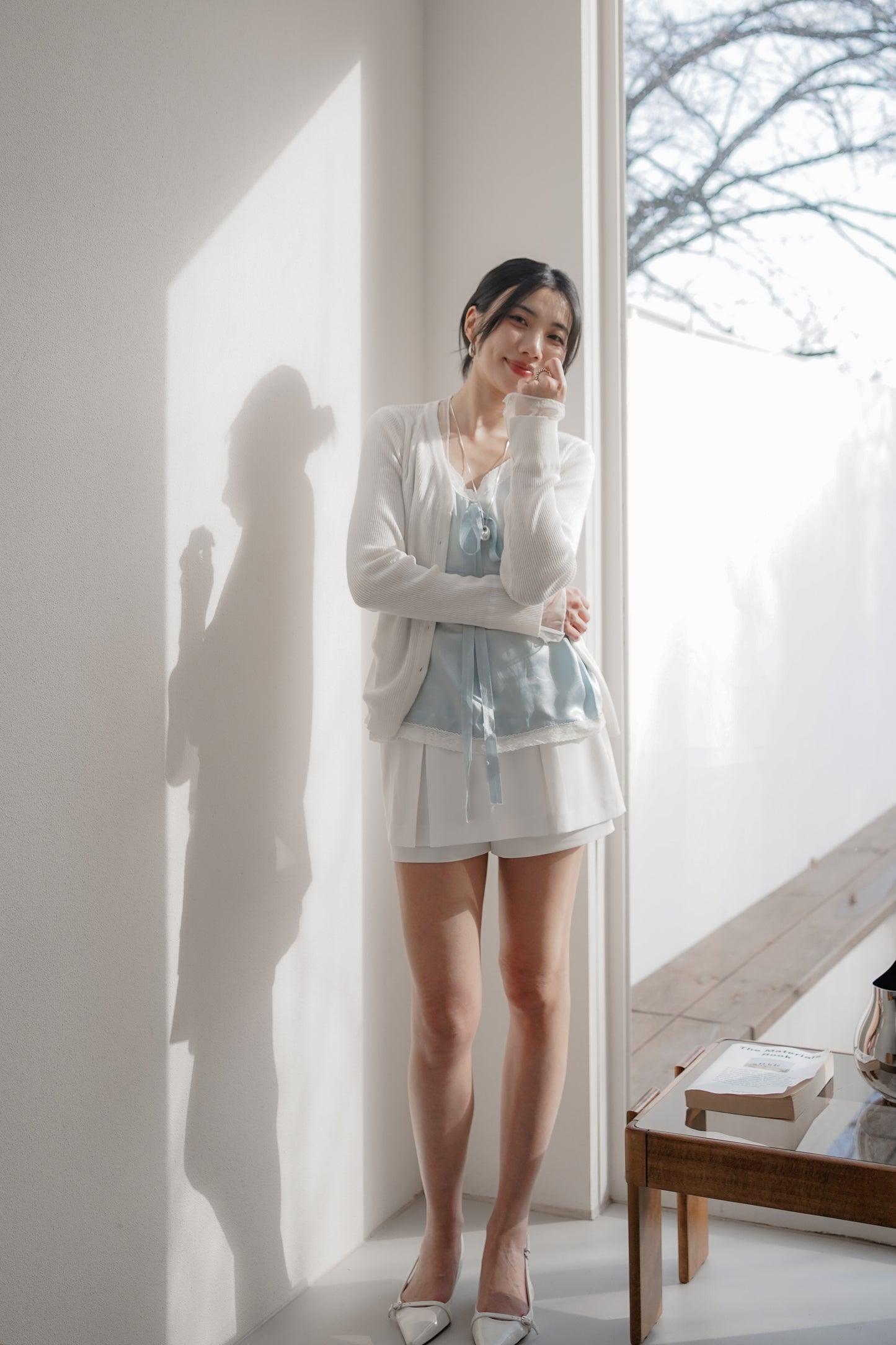 𝐌𝐚𝐫🇰🇷 〖推薦款〗  Sheer Cuff Knit Cardigan