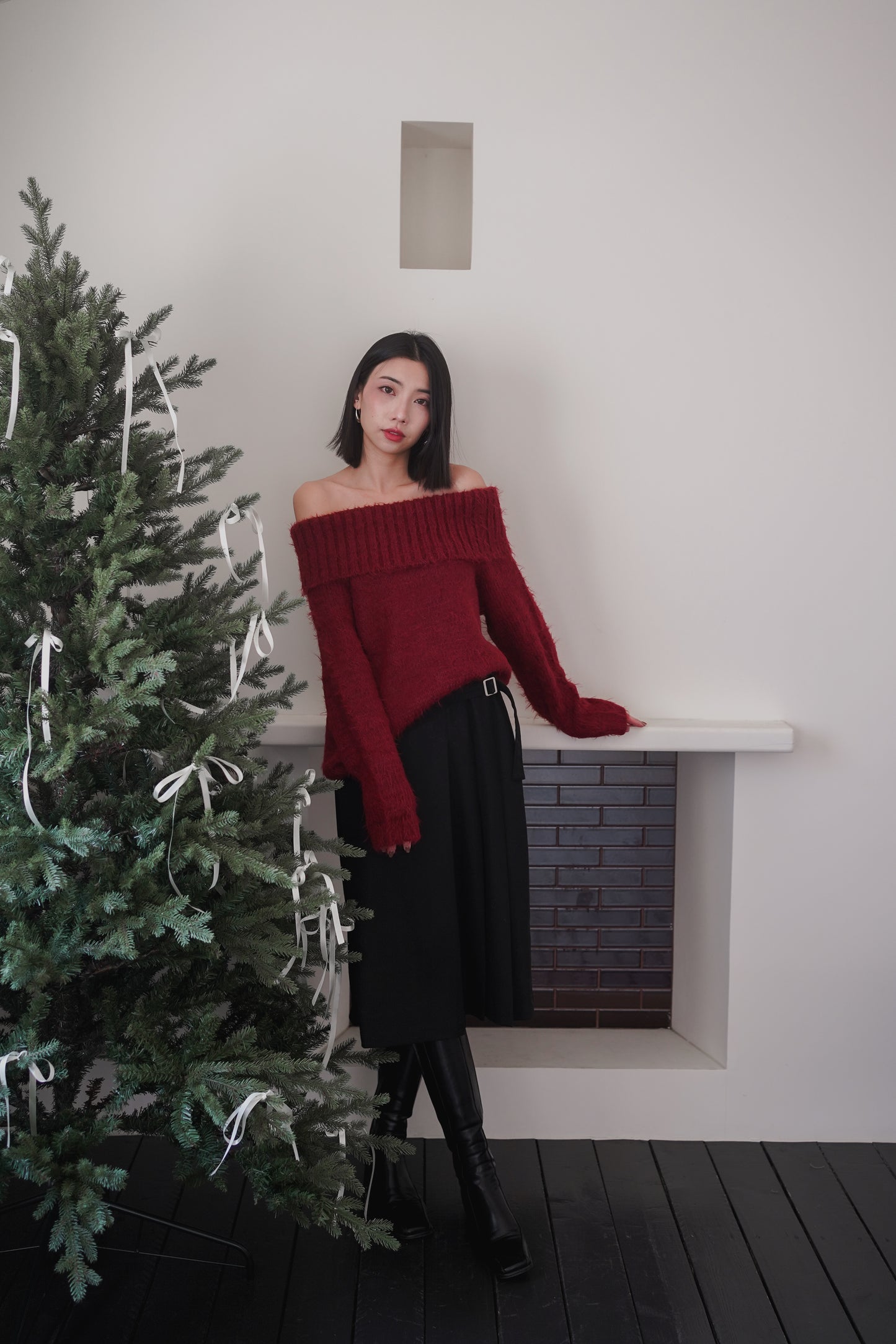 𝙆𝙧 🎄 Wool Midi Skirt