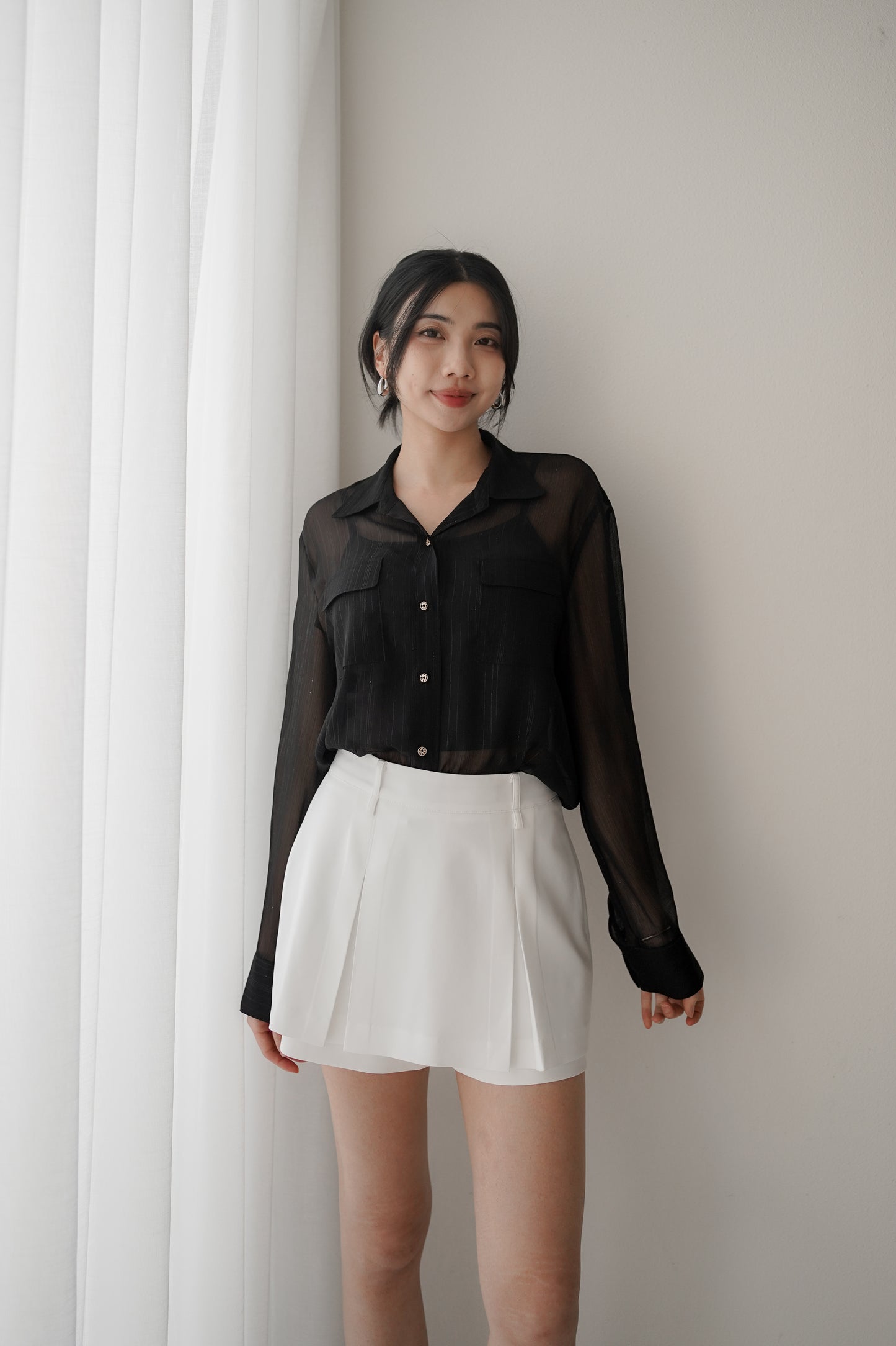 𝐌𝐚𝐫🇰🇷 Lumi Sheer Shirt