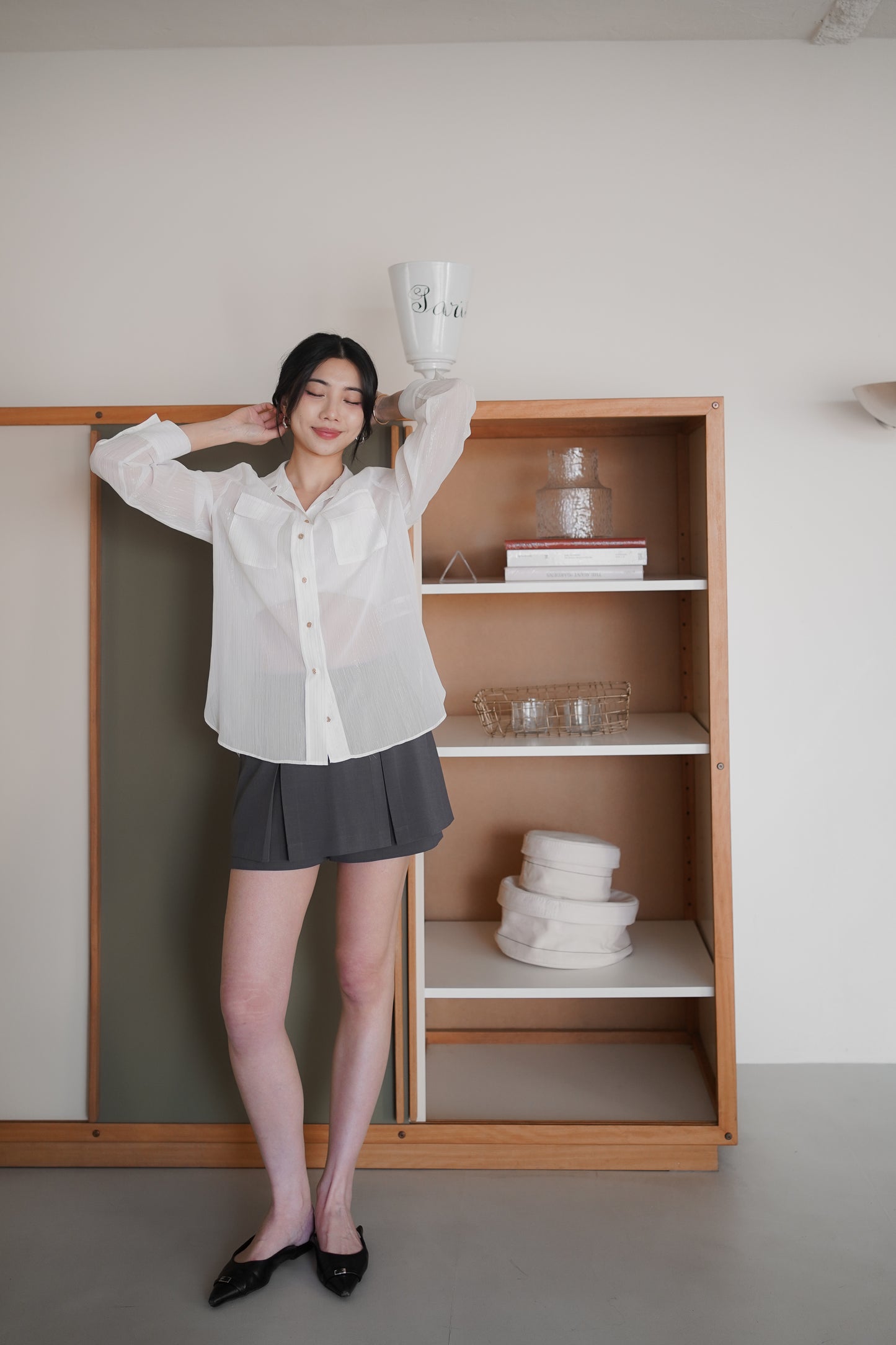 𝐌𝐚𝐫🇰🇷 Lumi Sheer Shirt