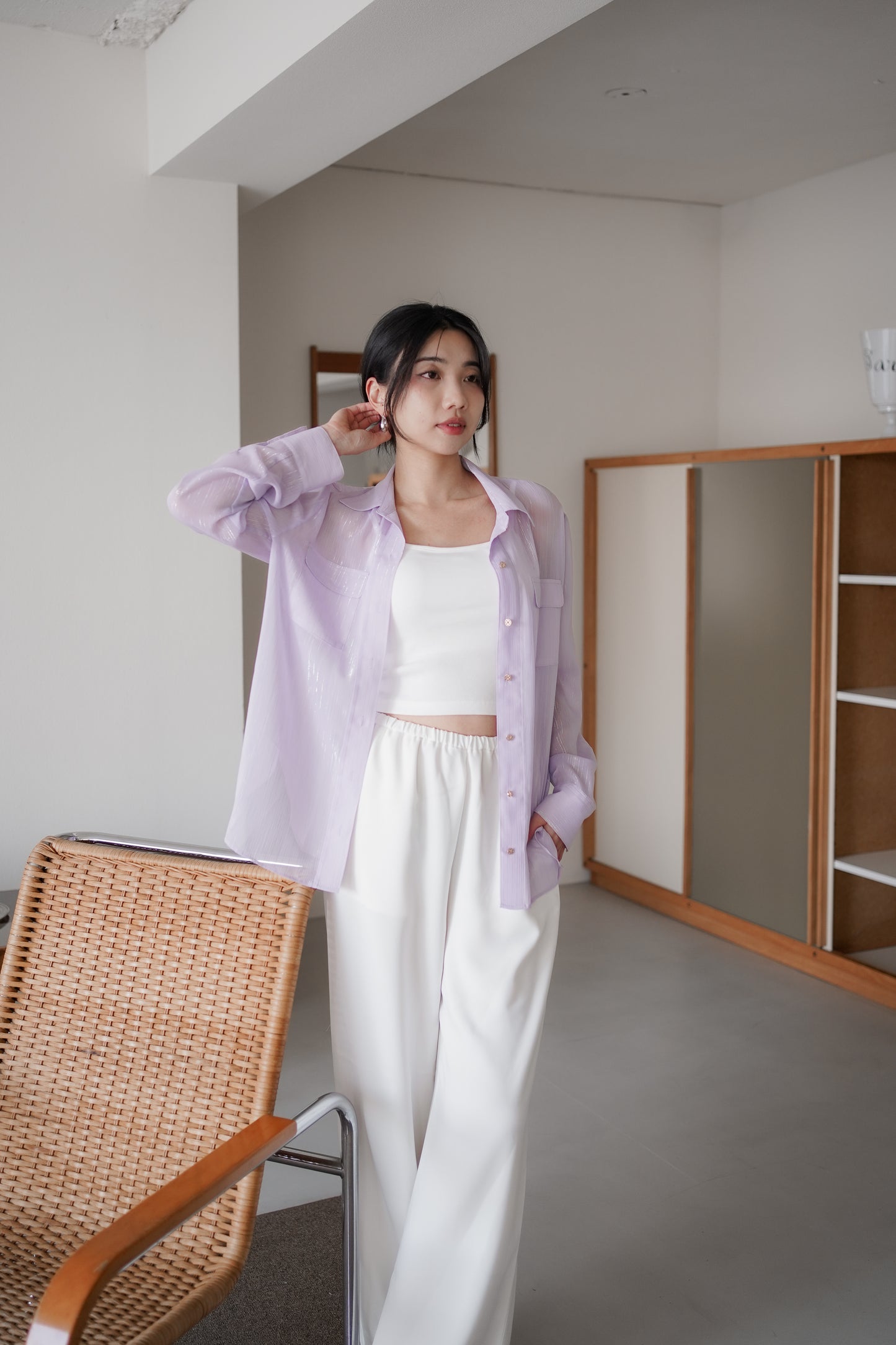 𝐌𝐚𝐫🇰🇷 〖超涼感！有口袋〗Airy Drape Trousers