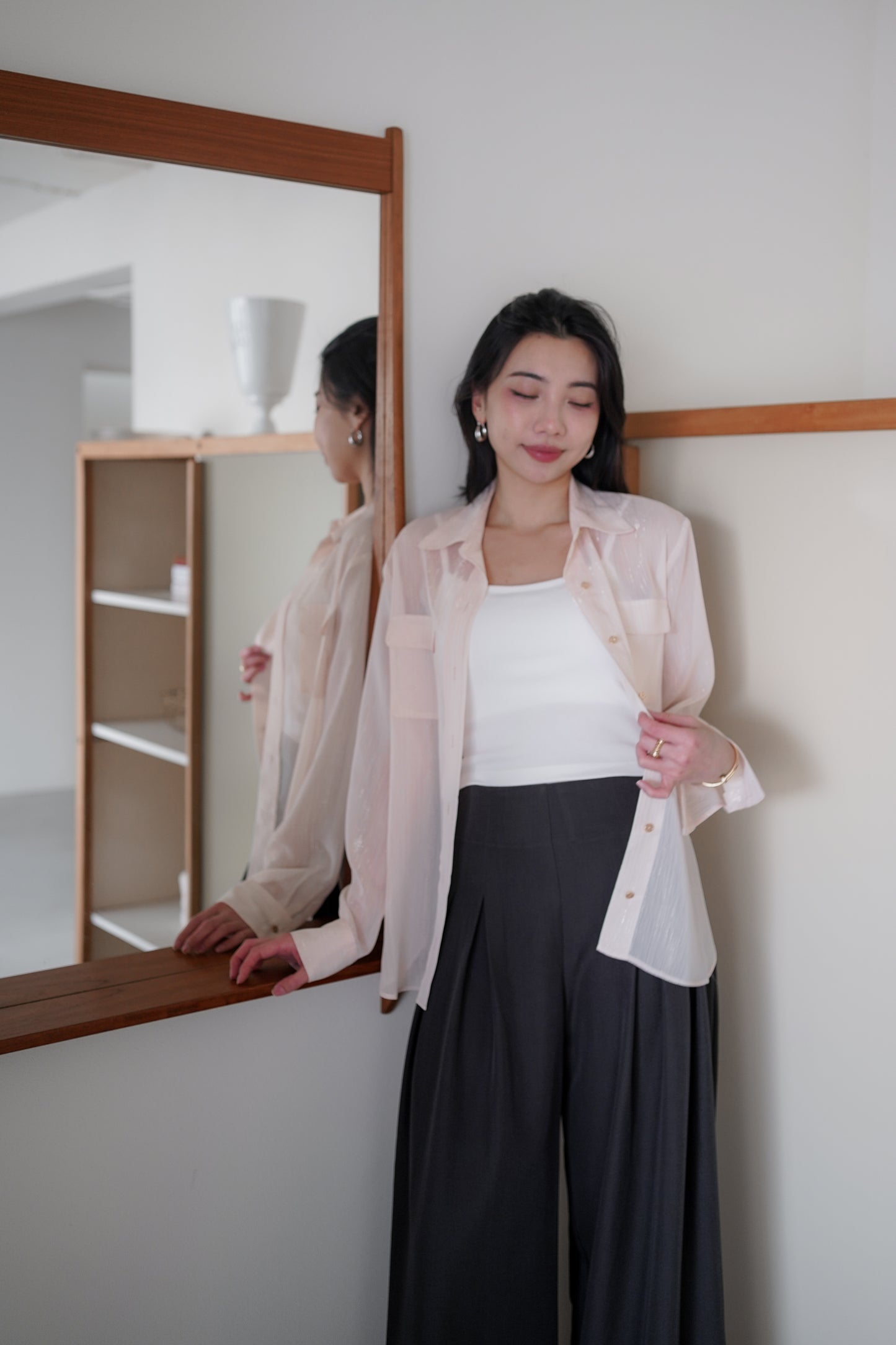 𝐌𝐚𝐫🇰🇷 Lumi Sheer Shirt