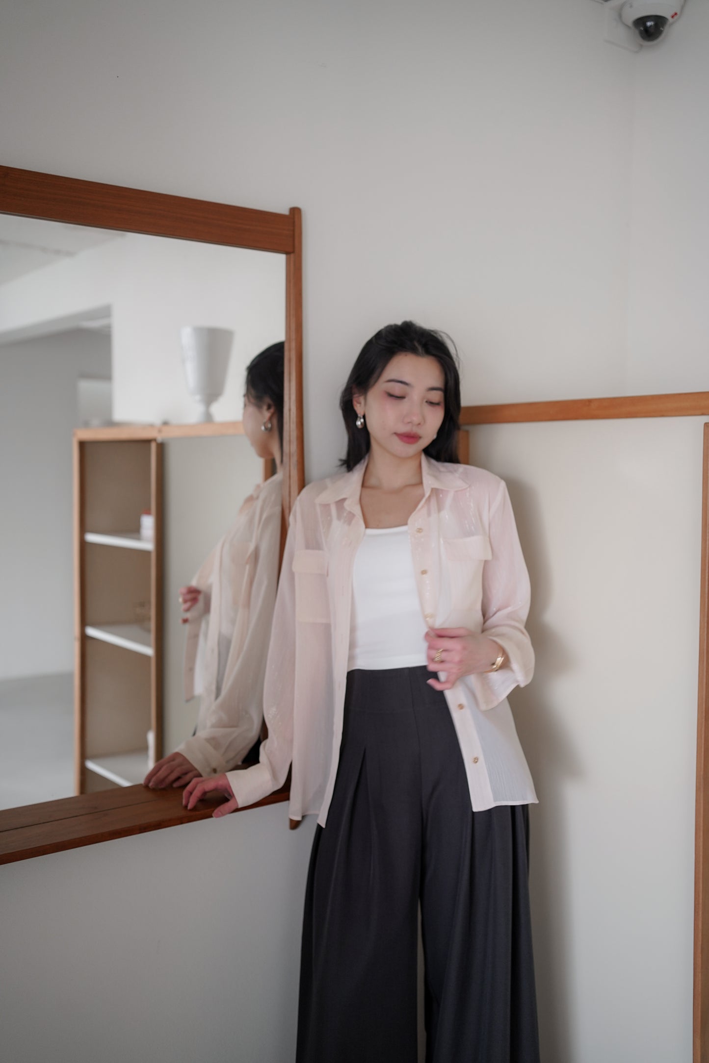 𝐌𝐚𝐫🇰🇷 Lumi Sheer Shirt