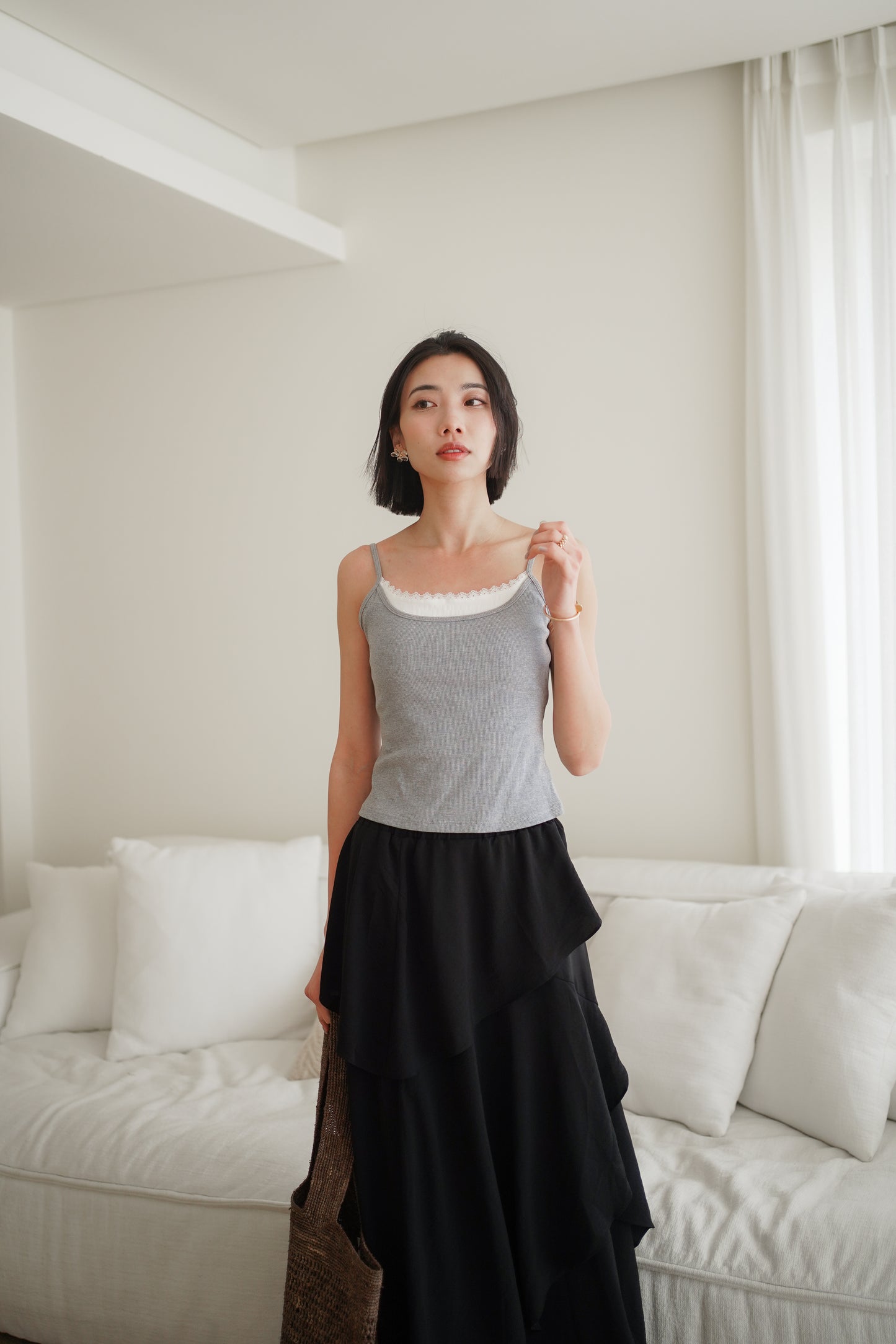 𝐌𝐚𝐲🇰🇷 Lace Padded Top