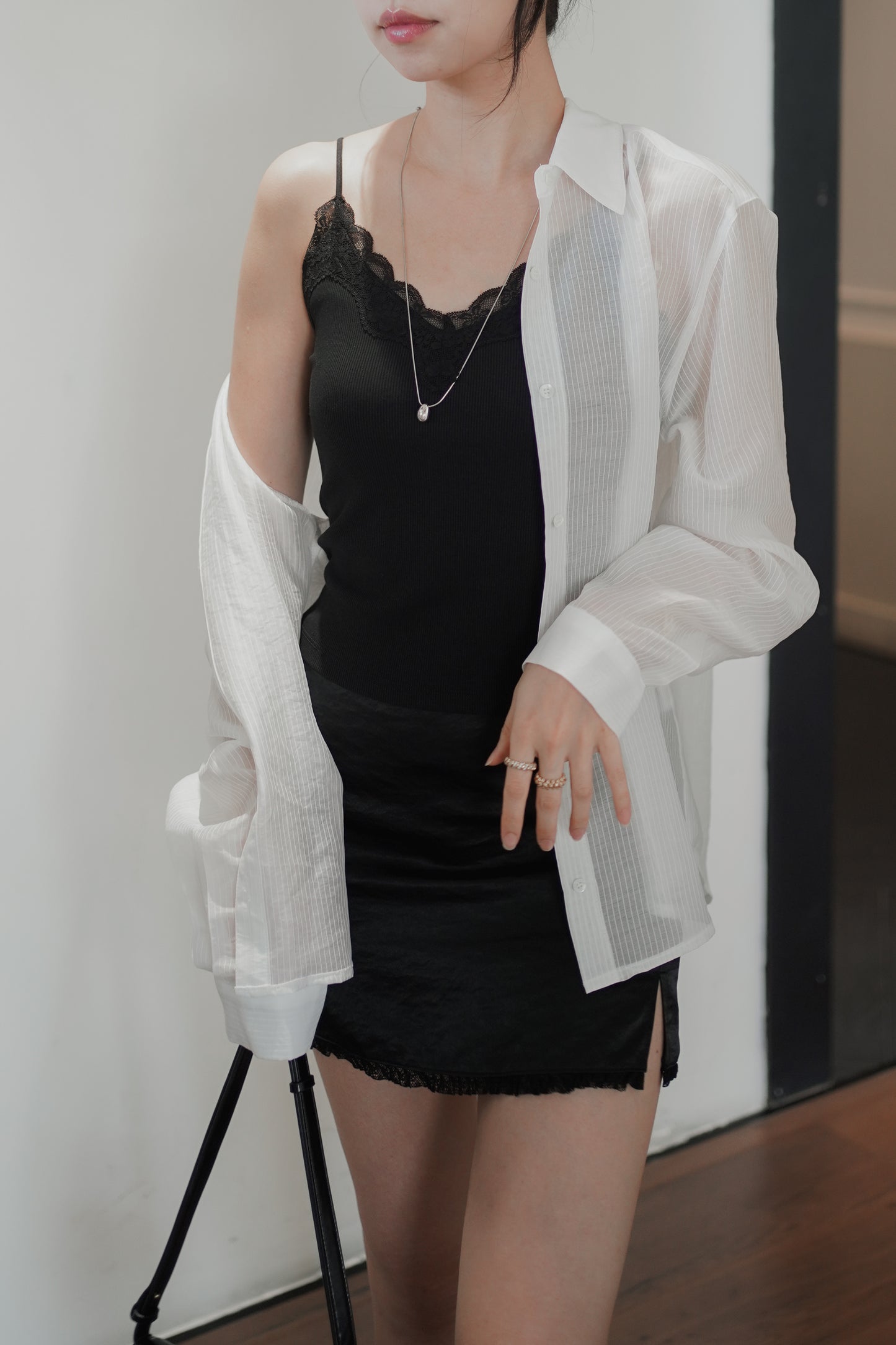 𝐀𝐩𝐫✨  〖不跑位｜內縫胸墊〗Lace Bra Top