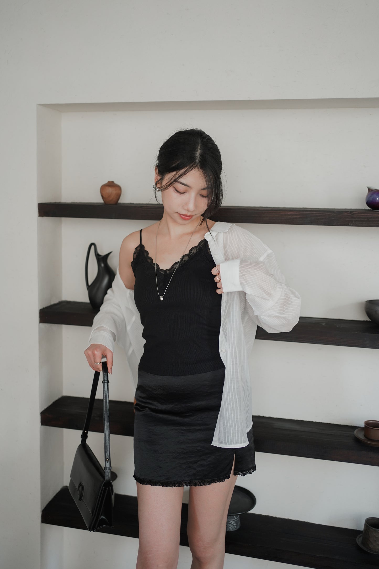 𝐀𝐩𝐫✨  〖不跑位｜內縫胸墊〗Lace Bra Top