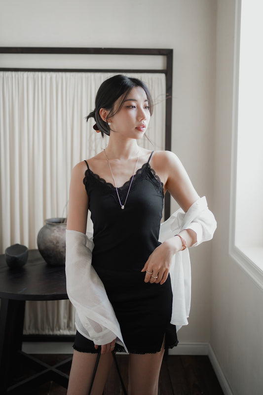 𝐀𝐩𝐫✨  〖不跑位｜內縫胸墊〗Lace Bra Top