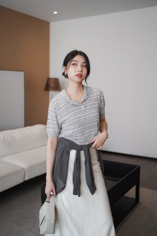 𝐀𝐩𝐫✨ Soft Line Polo