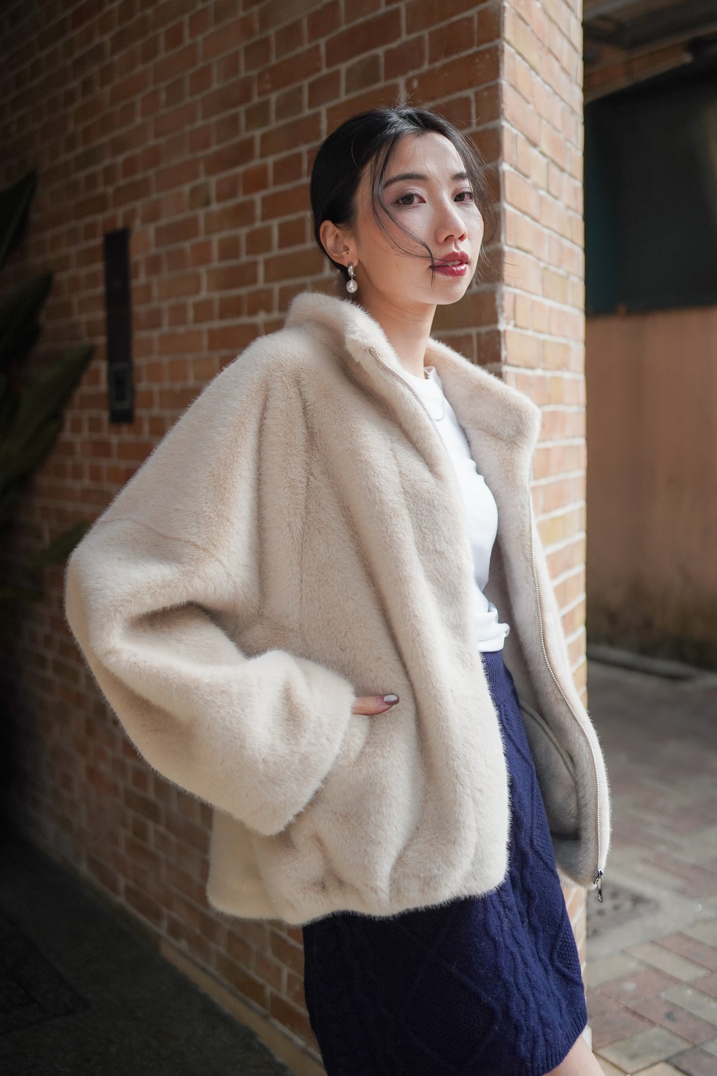 ᴊᴀɴ Faux Fur Jacket