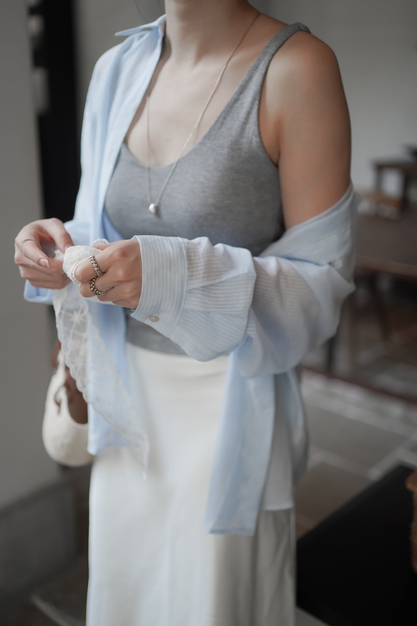 𝙎𝙖𝙡𝙚〖不跑位｜內縫胸墊〗Bare Base Top