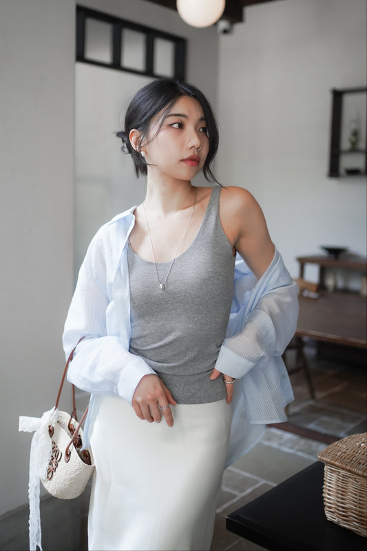 𝐀𝐩𝐫✨  〖不跑位｜內縫胸墊〗Bare Base Top