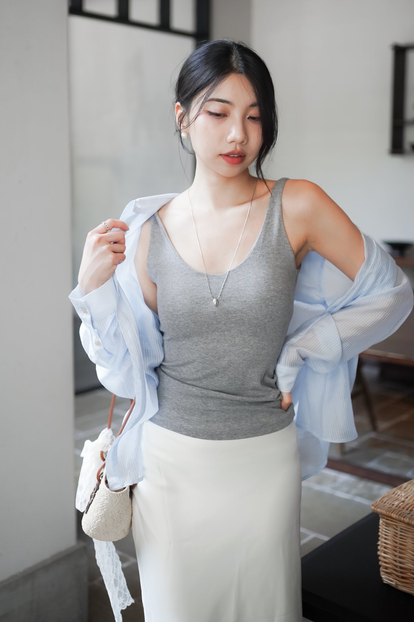 𝙎𝙖𝙡𝙚〖不跑位｜內縫胸墊〗Bare Base Top