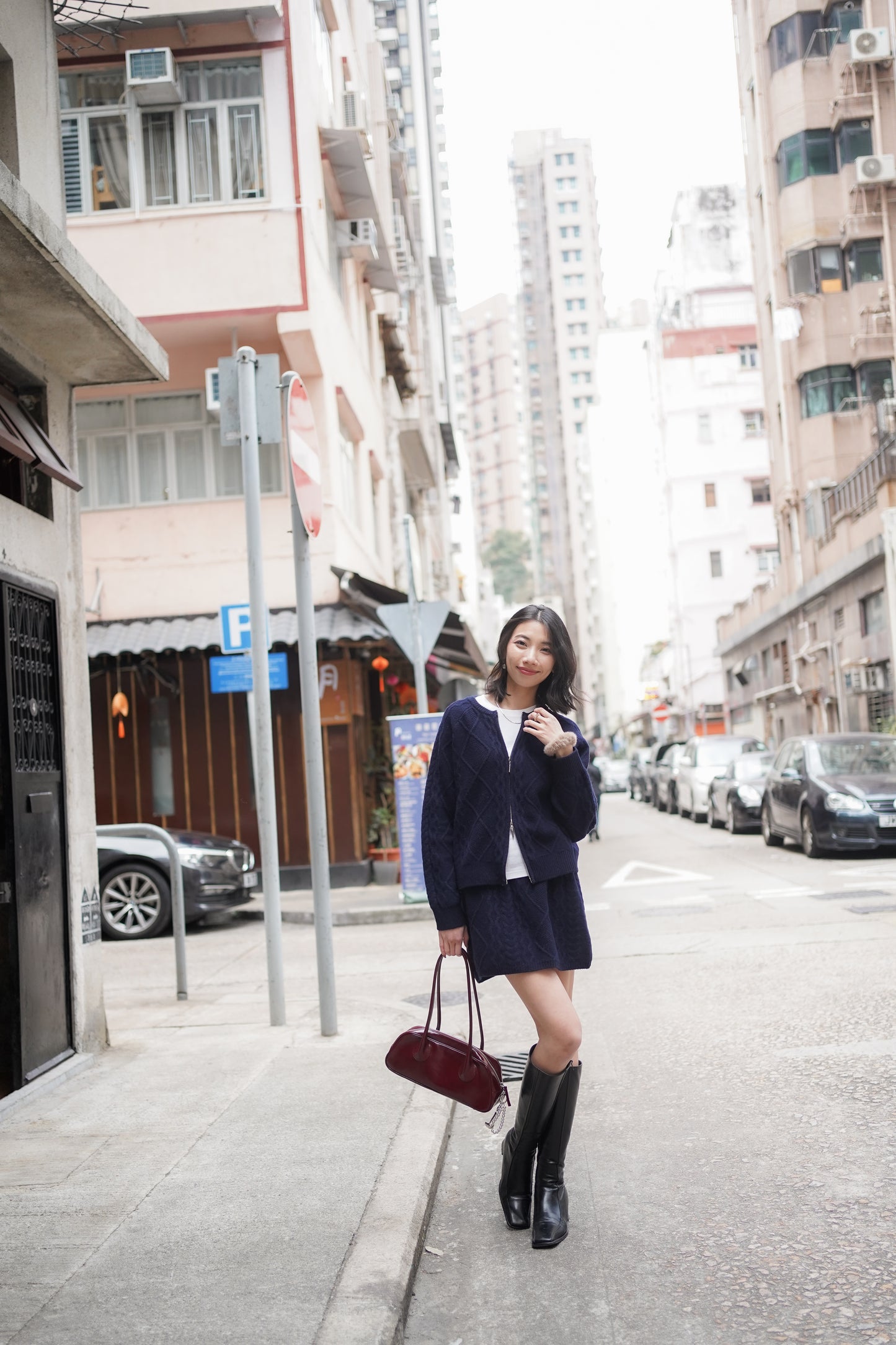 ᴊᴀɴ Wool80 Cable-Knit Jacket & Skirt Set