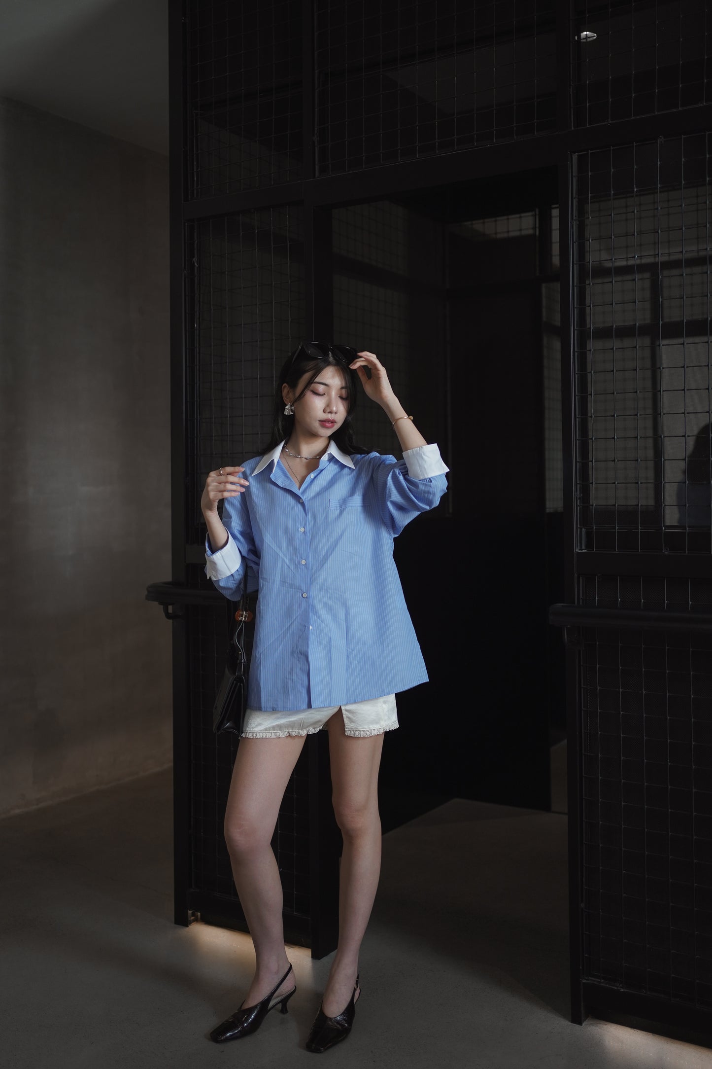 𝐀𝐩𝐫✨  【Kedi Made】 Old Money Stripe Shirt ᵇᵉˢᵗ ⁱᵗᵉᵐ
