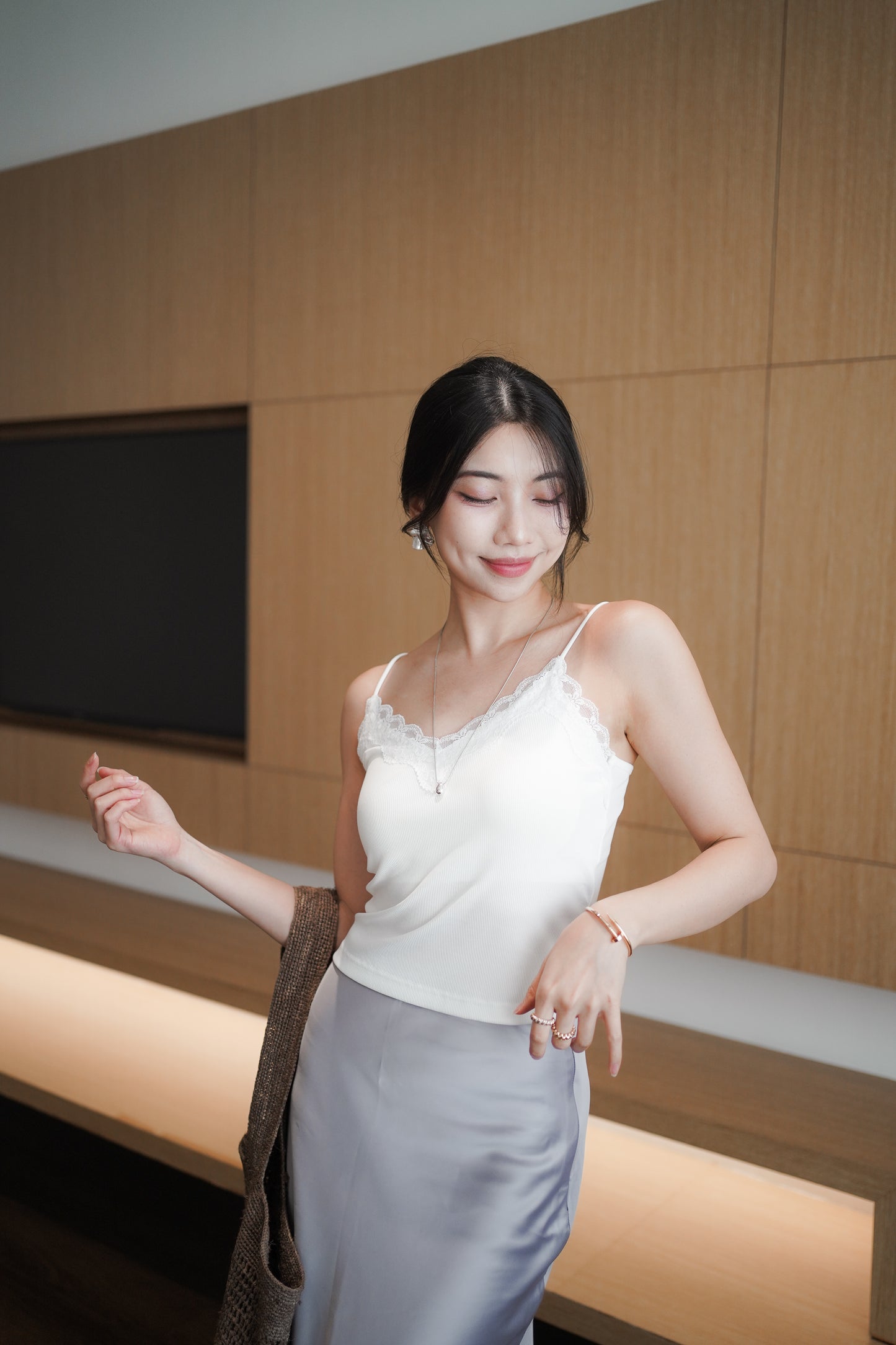 𝐀𝐩𝐫✨  〖不跑位｜內縫胸墊〗Lace Bra Top