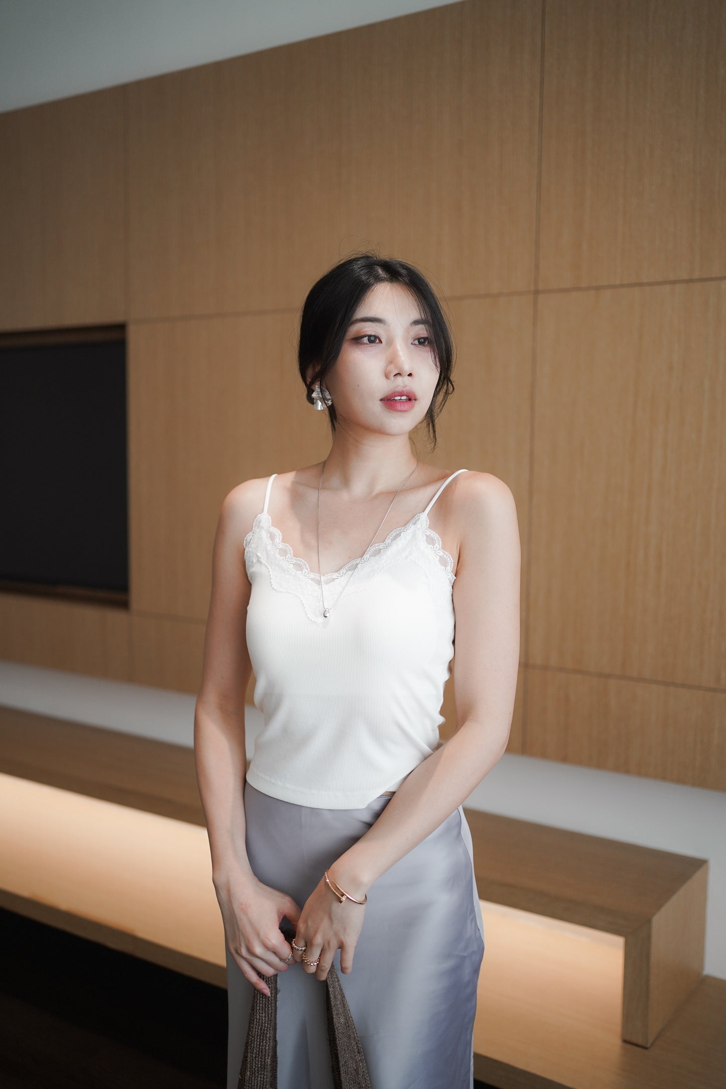 𝐀𝐩𝐫✨  〖不跑位｜內縫胸墊〗Lace Bra Top