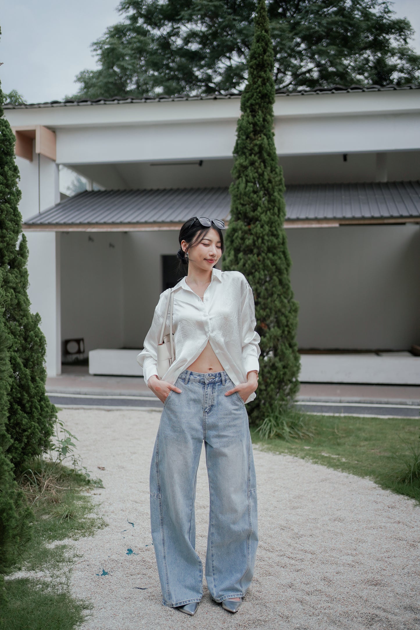𝐌𝐚𝐲 Satin Silky Blouse