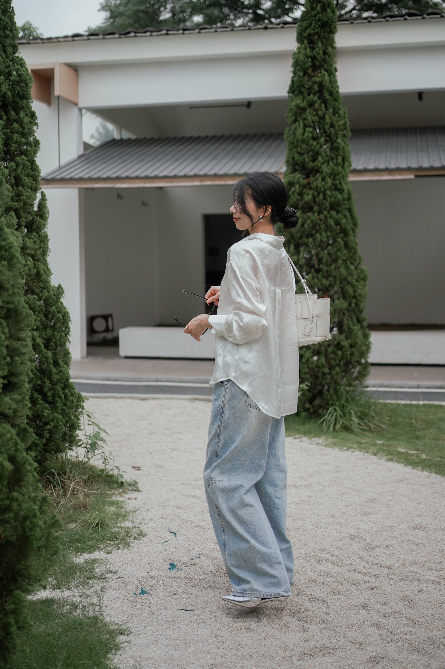 𝐌𝐚𝐲 Satin Silky Blouse