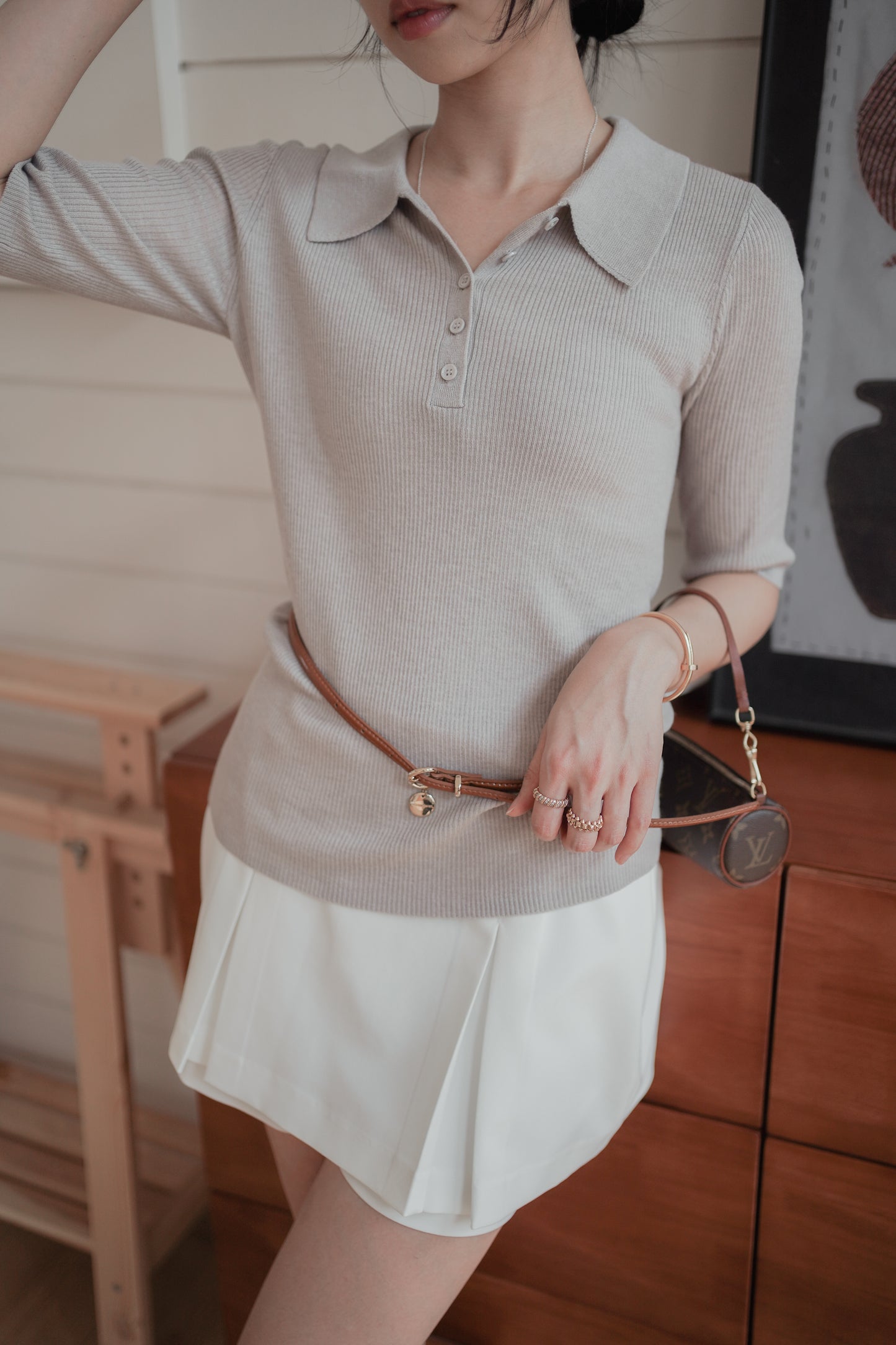𝐌𝐚𝐲 Classy Ribbed Polo