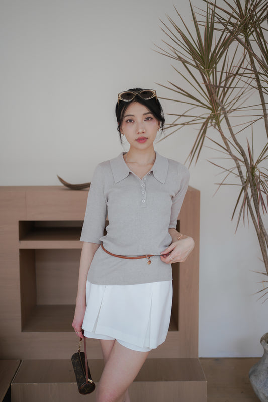 𝐌𝐚𝐲 Classy Ribbed Polo