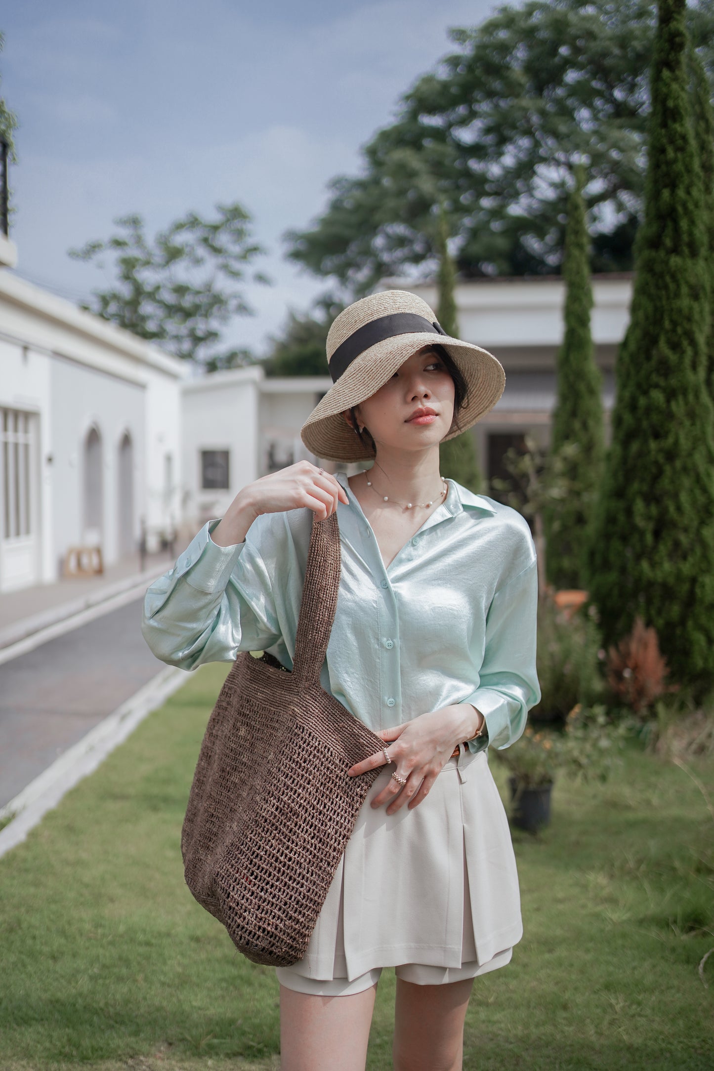 𝐌𝐚𝐲 Satin Silky Blouse