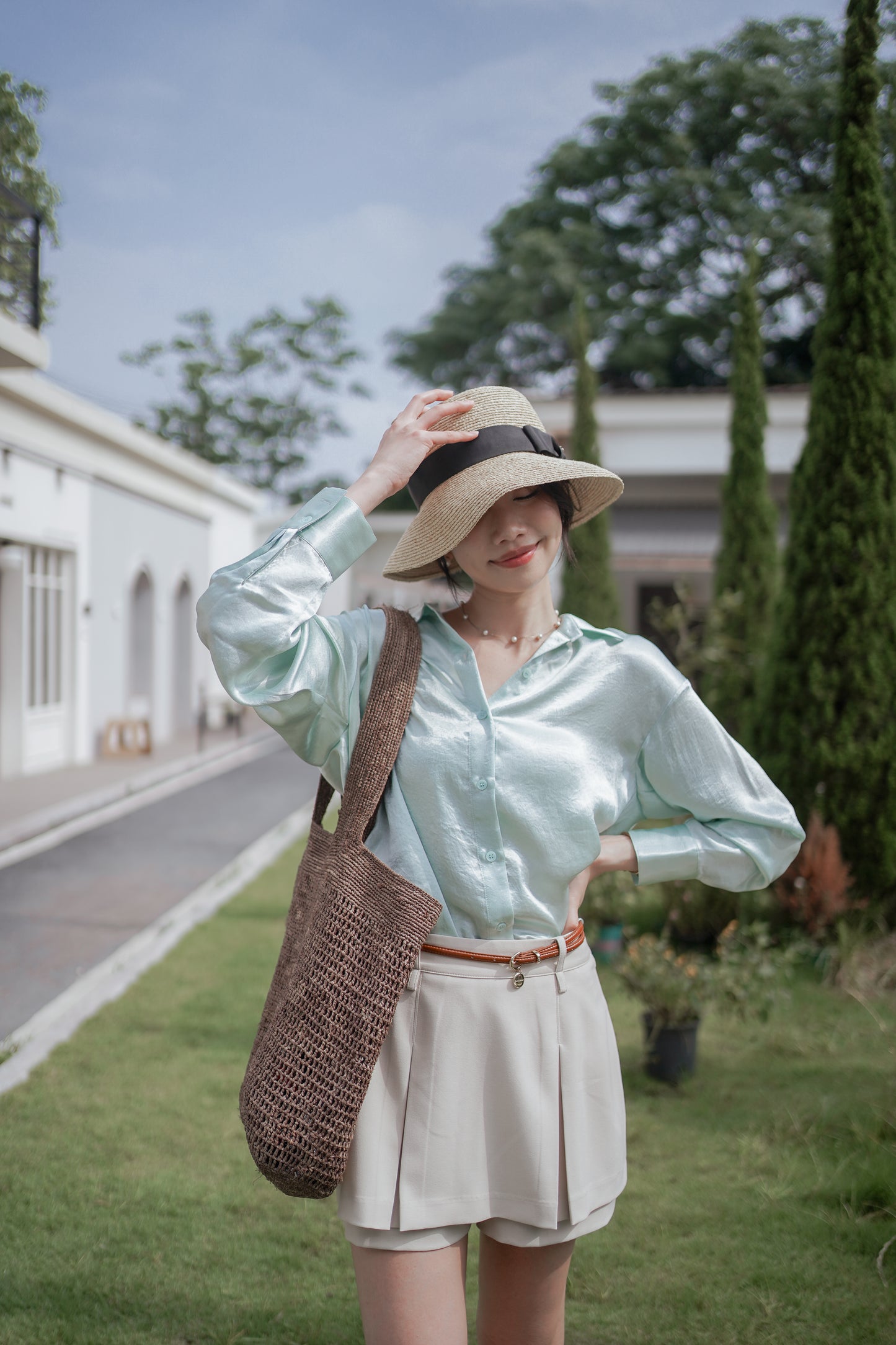 𝐌𝐚𝐲 Satin Silky Blouse