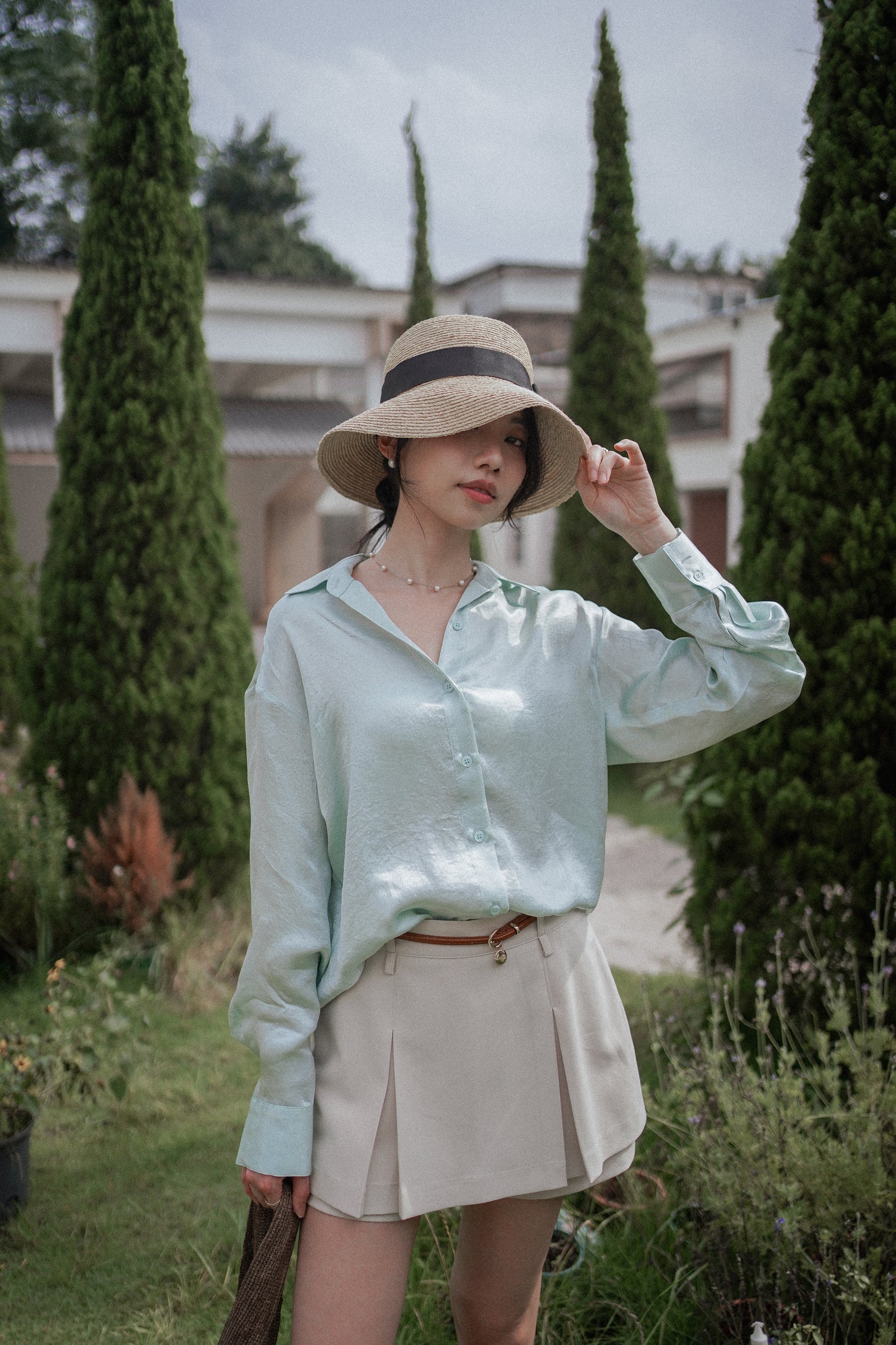 𝐌𝐚𝐲 Satin Silky Blouse