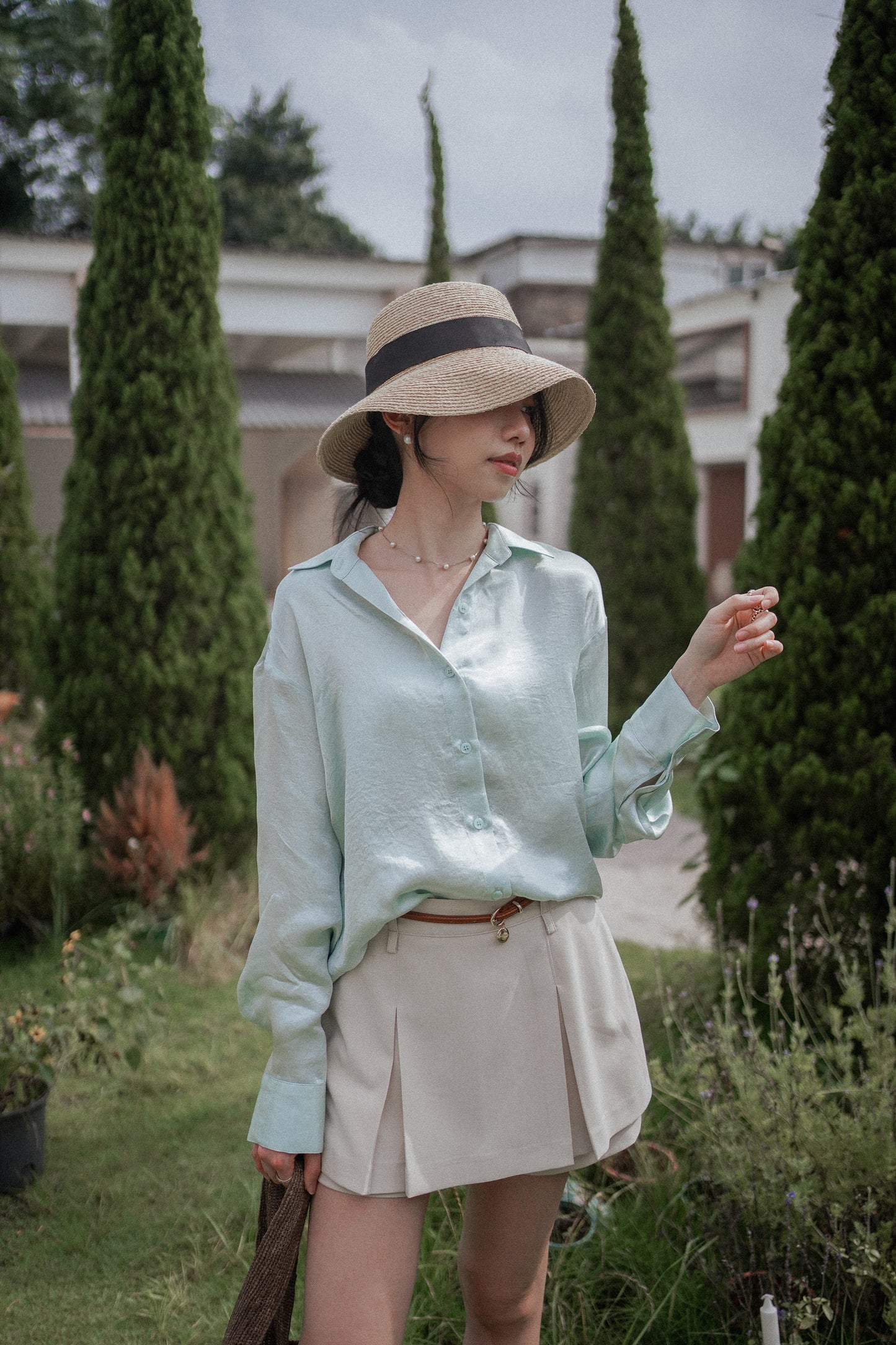 𝐌𝐚𝐲 Satin Silky Blouse