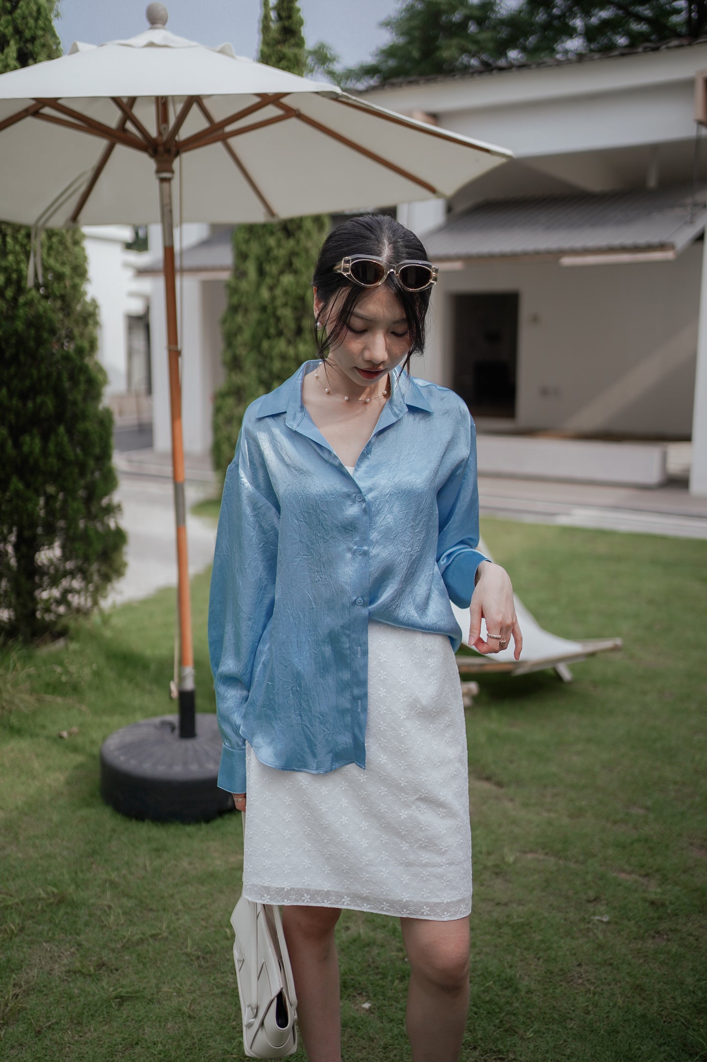 𝐌𝐚𝐲 Satin Silky Blouse