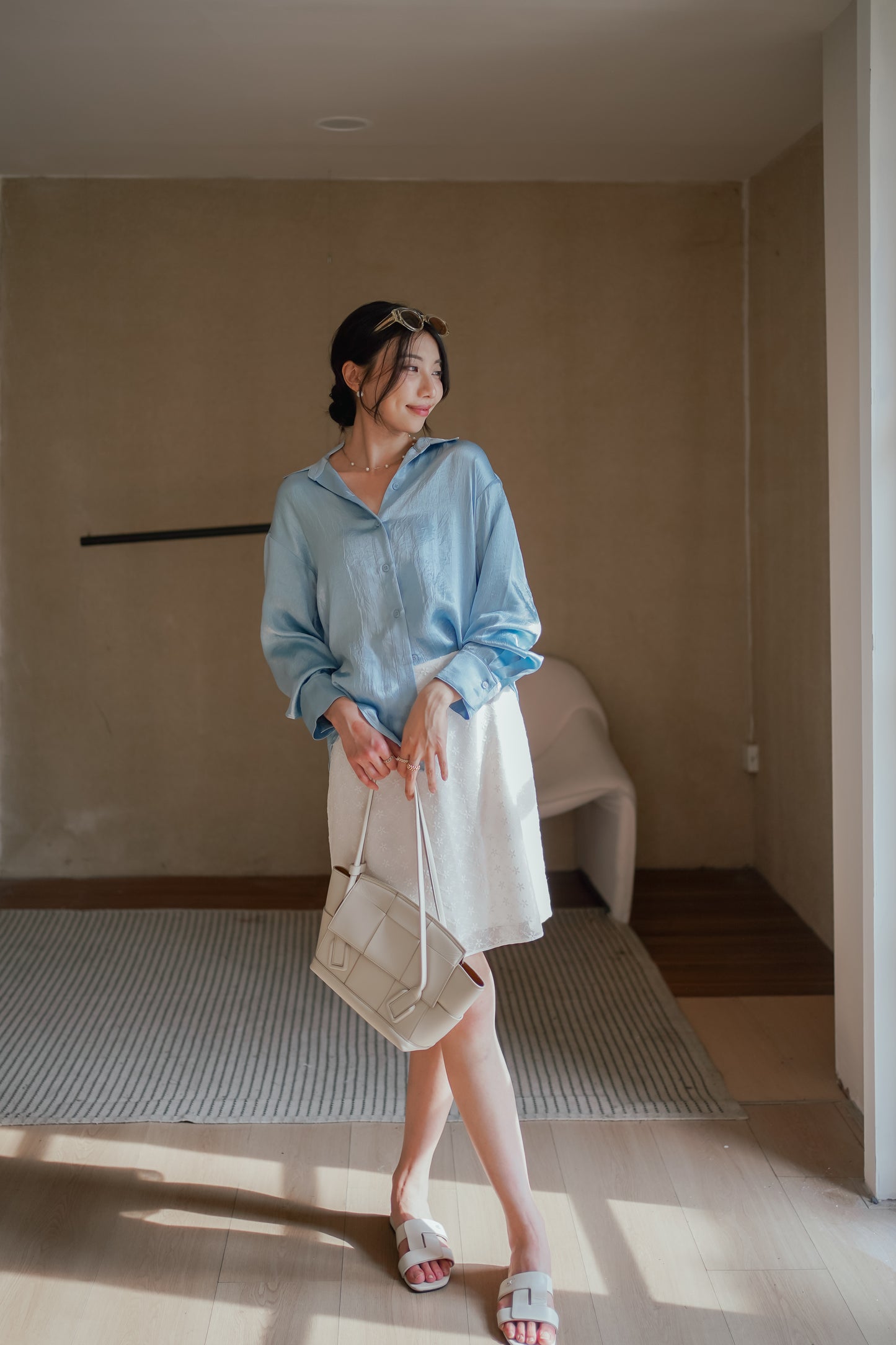 𝐌𝐚𝐲 Satin Silky Blouse