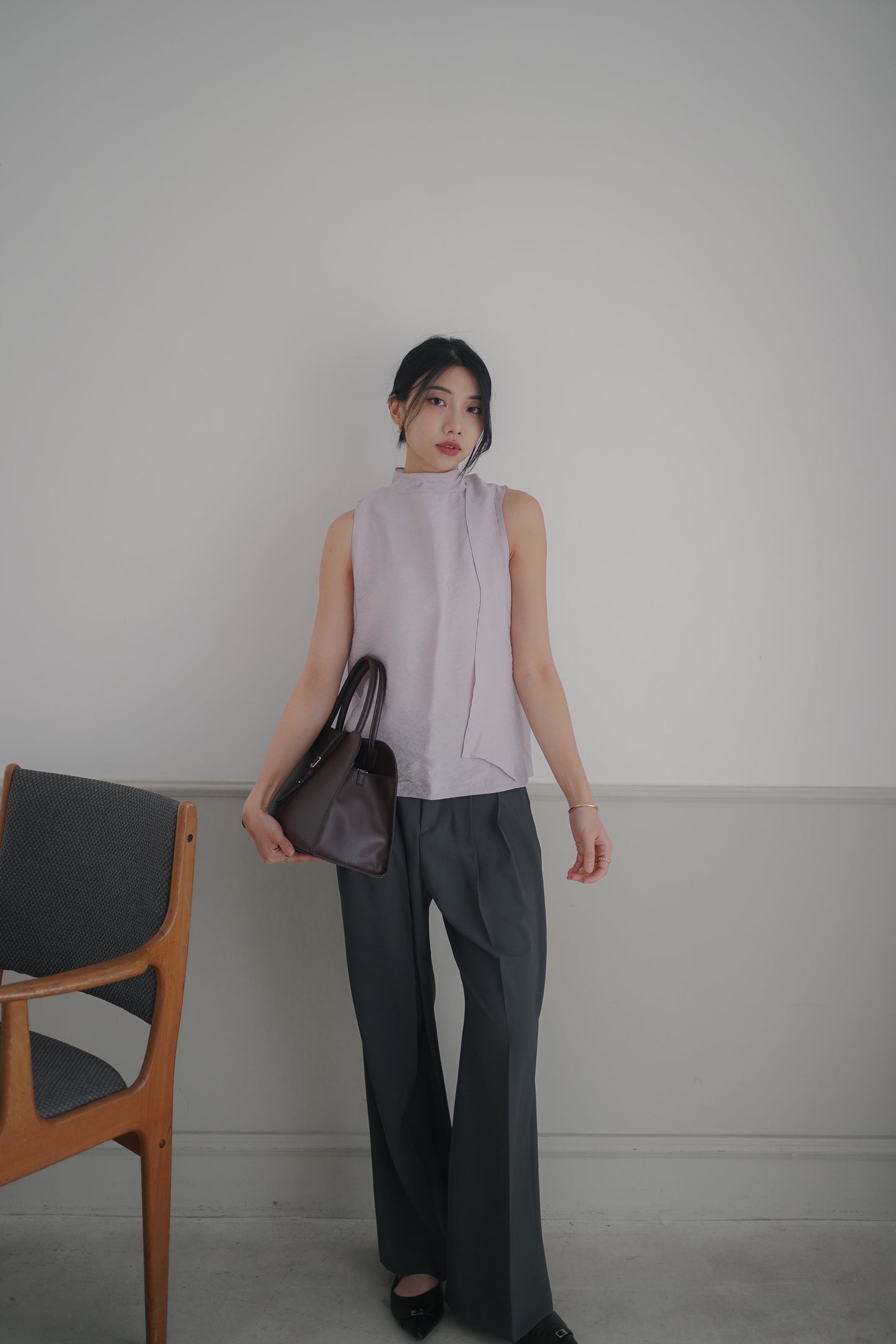 𝐌𝐚𝐲 Sleek Tie-Neck Tankᵇᵉˢᵗ ⁱᵗᵉᵐ