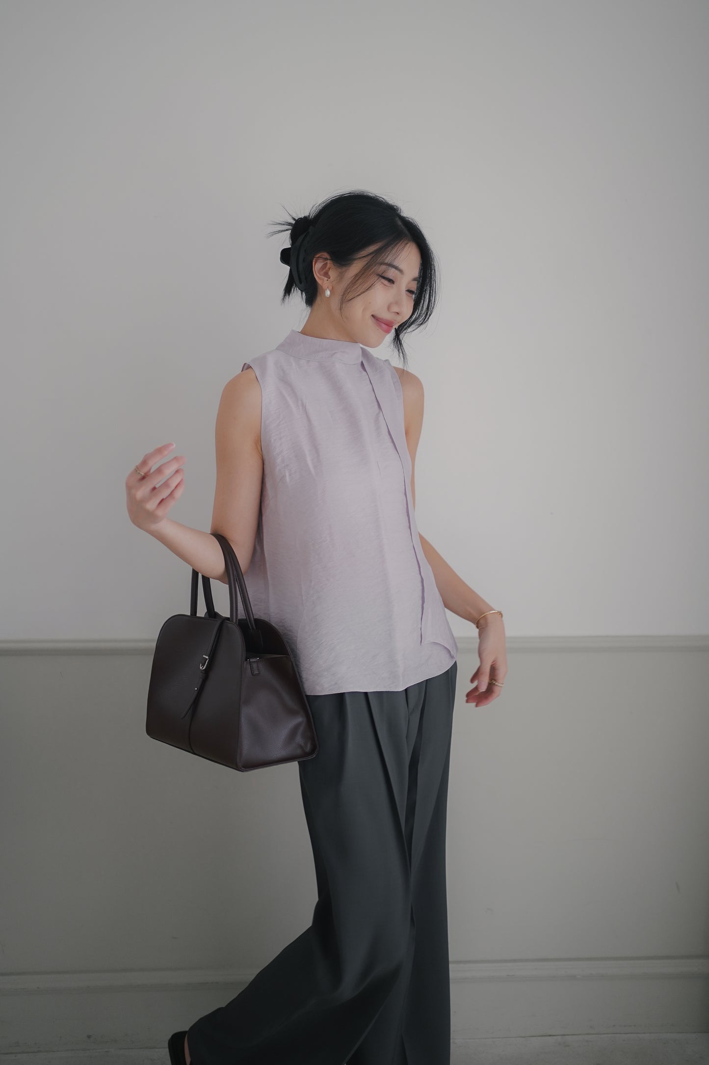 𝐌𝐚𝐲 Sleek Tie-Neck Tankᵇᵉˢᵗ ⁱᵗᵉᵐ