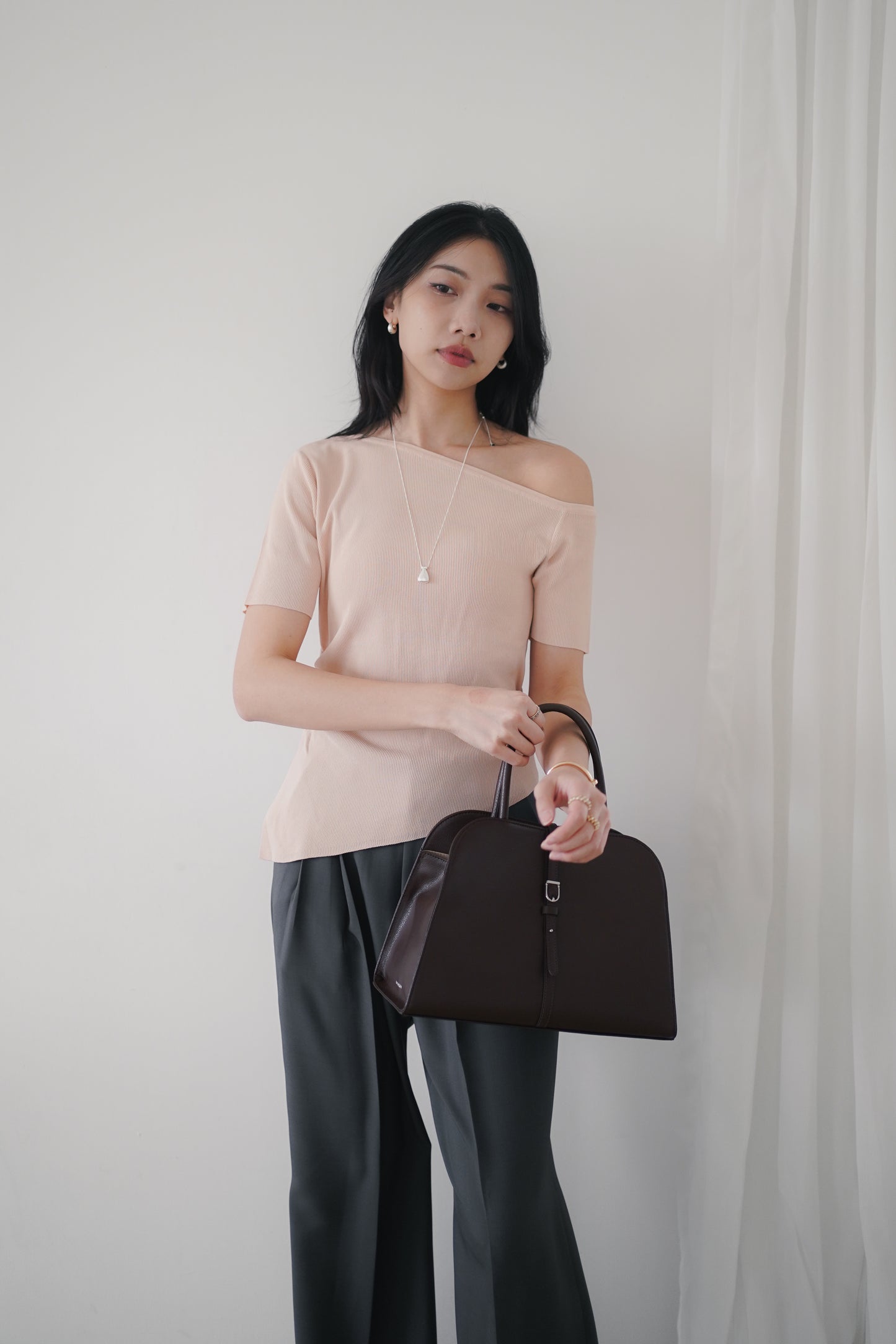 𝐌𝐚𝐲 Asymmetric Drawstring Top