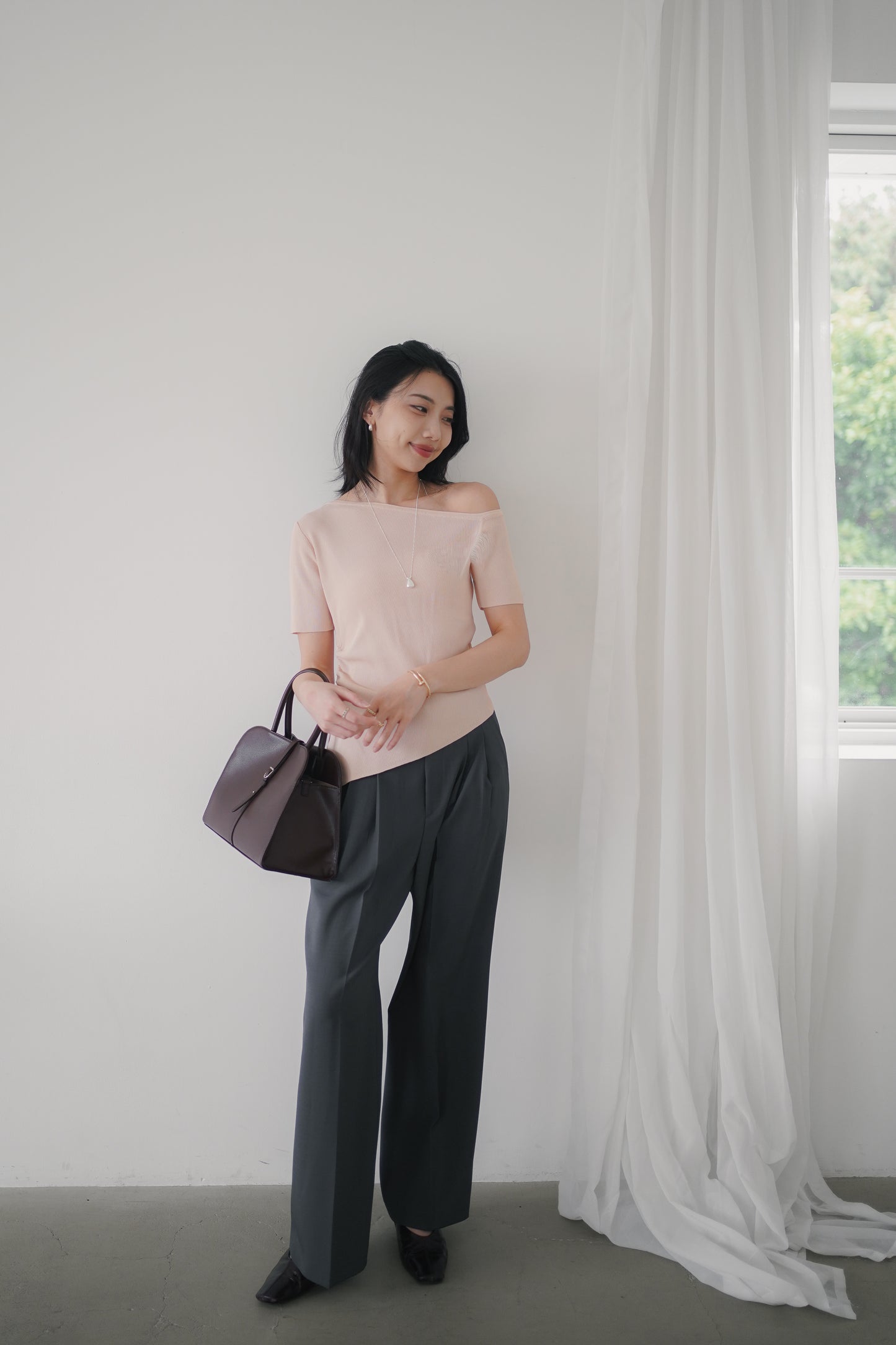 𝐌𝐚𝐲 Asymmetric Drawstring Top