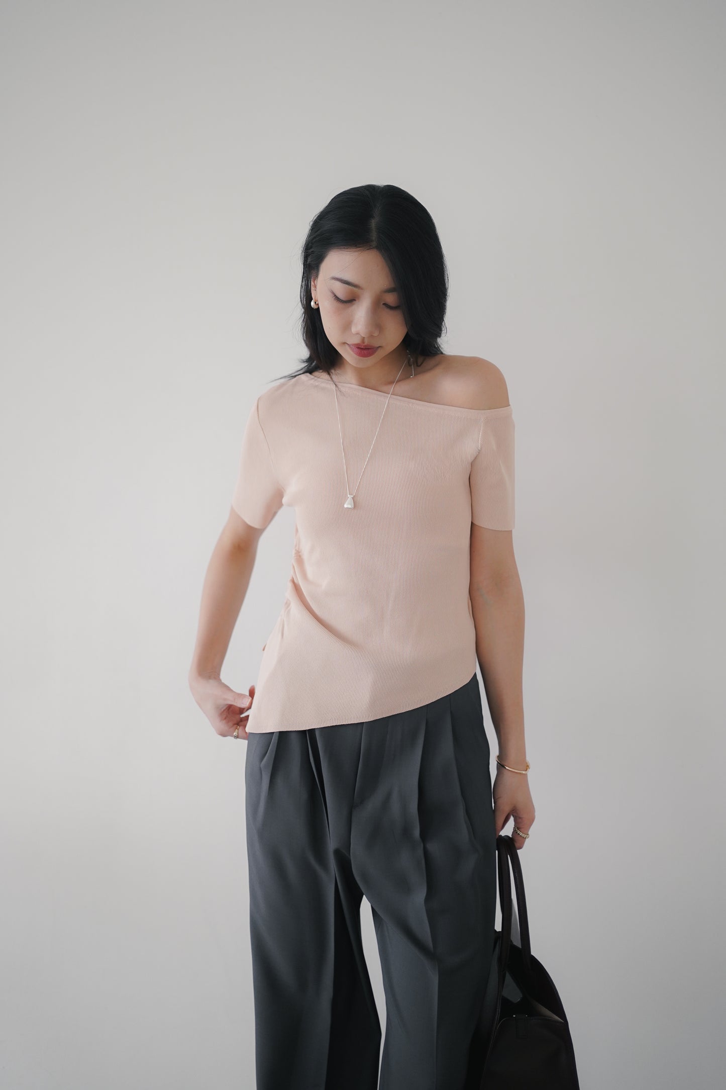 𝐌𝐚𝐲 Asymmetric Drawstring Top